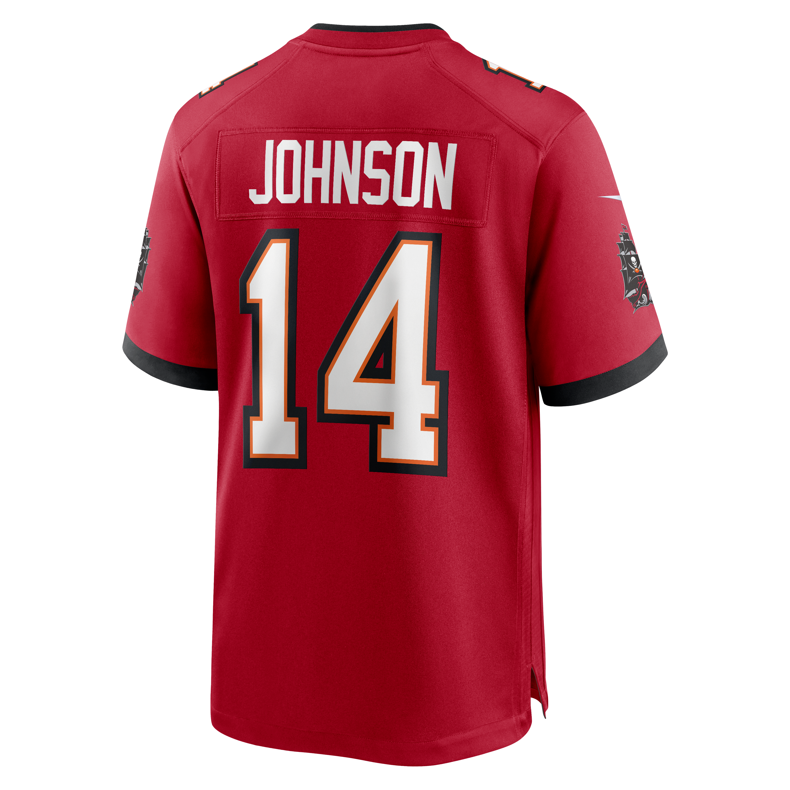 Brad Johnson Retired Tampa Bay Buccaneers Player Jersey Red NFL Football Fan Wear