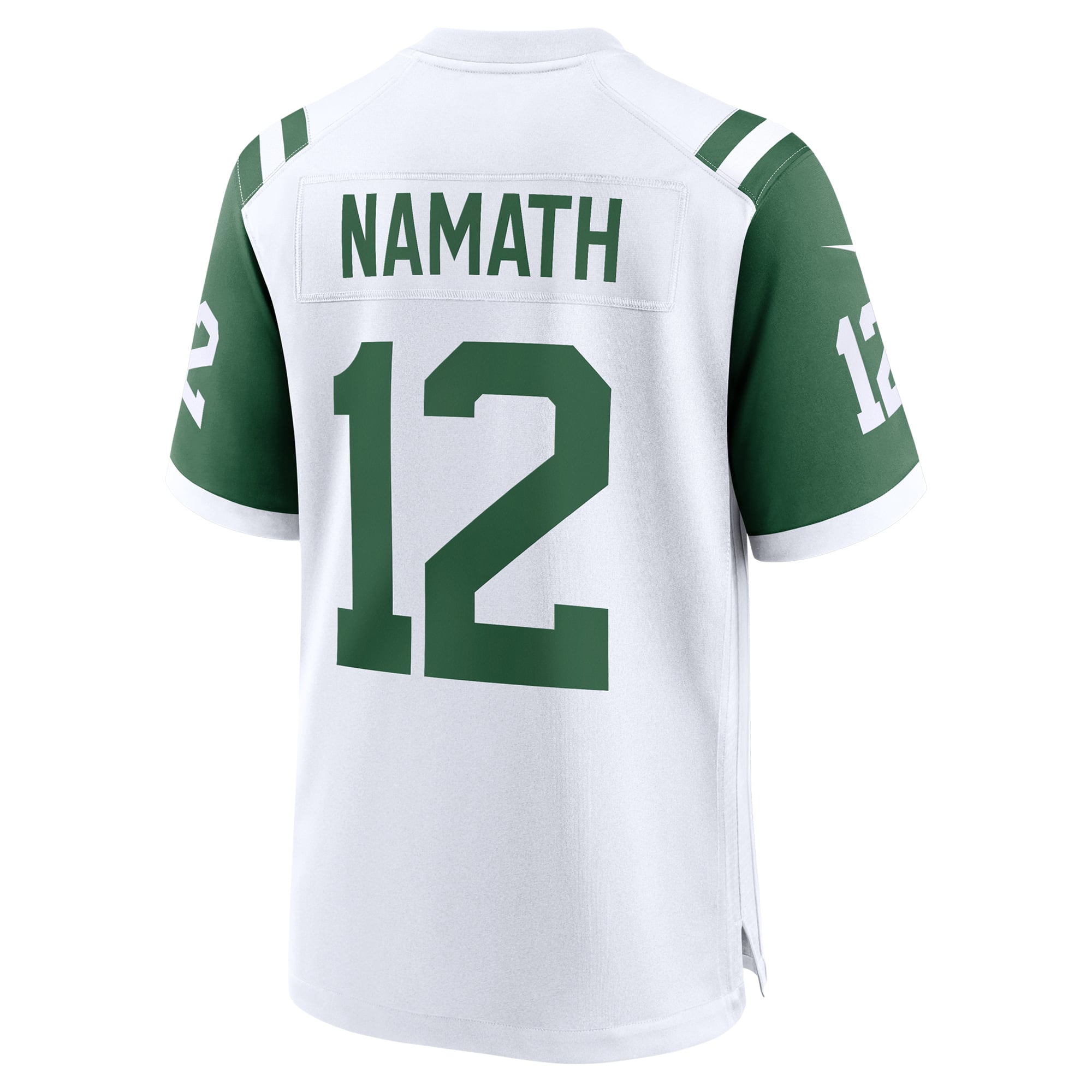 Joe Namath Retired New York Jets Game Jersey White NFL Football Fan Wear