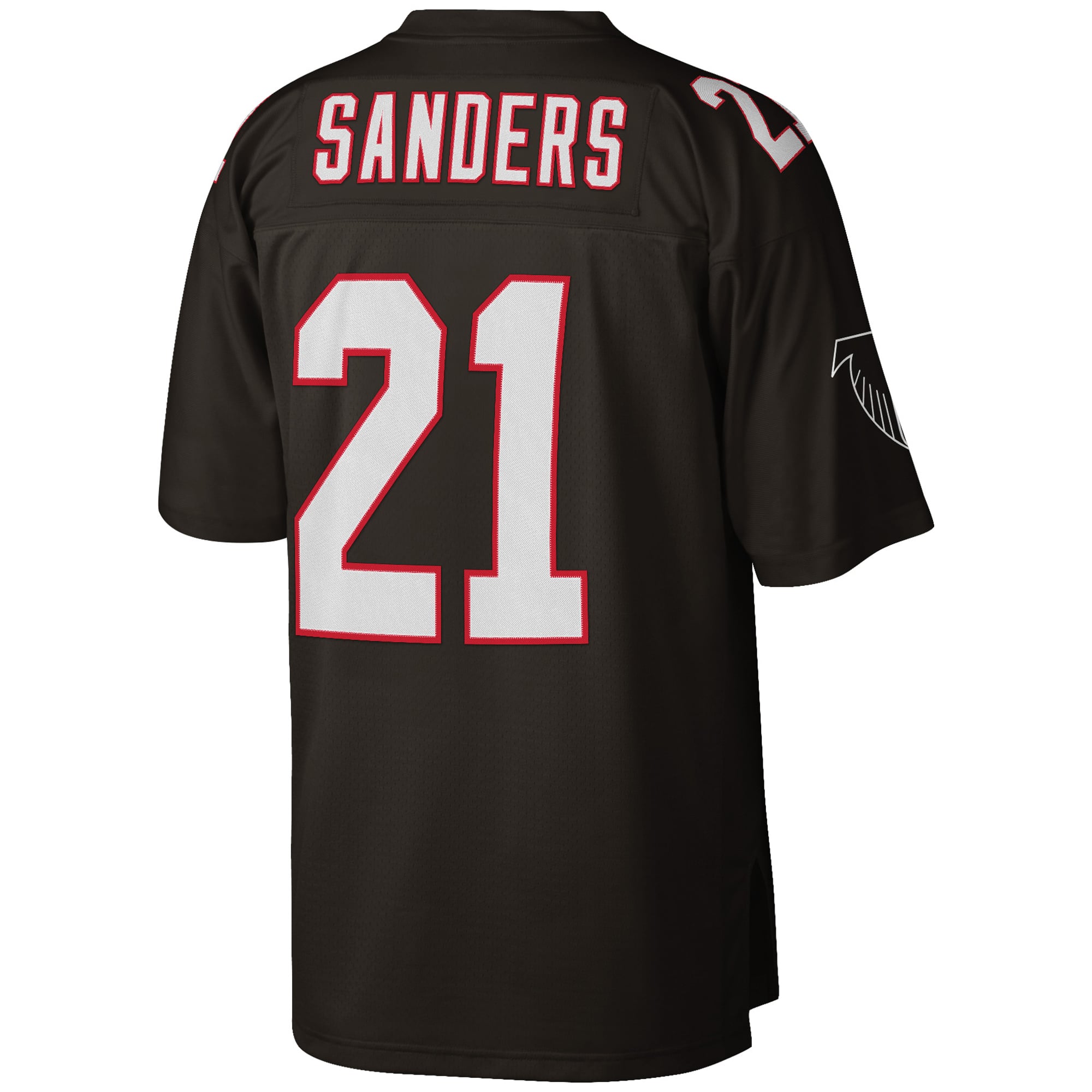 Deion Sanders Mitchell Atlanta Falcons Replica Jersey Black NFL Football Fan Wear