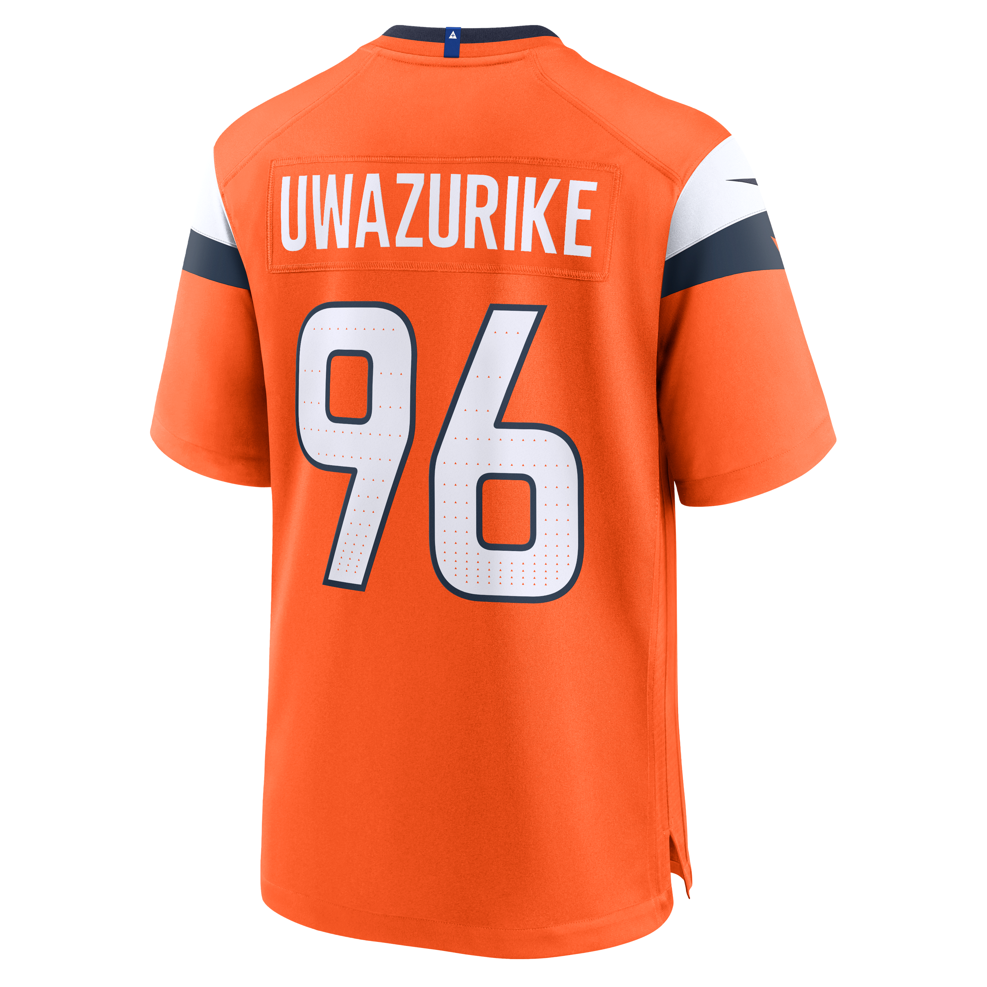 Eyioma Uwazurike Denver Broncos Game Jersey Orange NFL Football Fan Wear