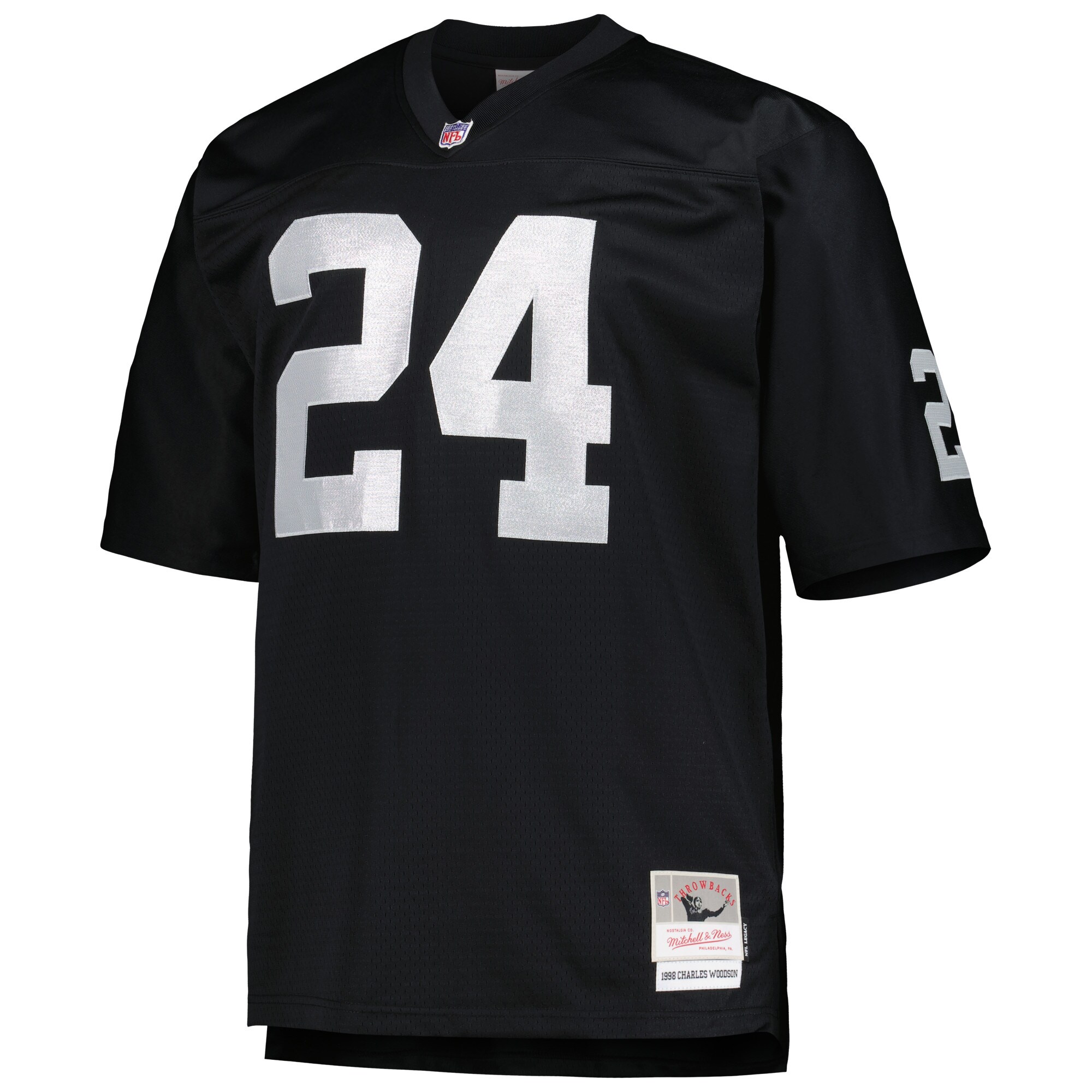 Charles Woodson Big Las Vegas Raiders Replica Jersey Black NFL Football Fan Wear