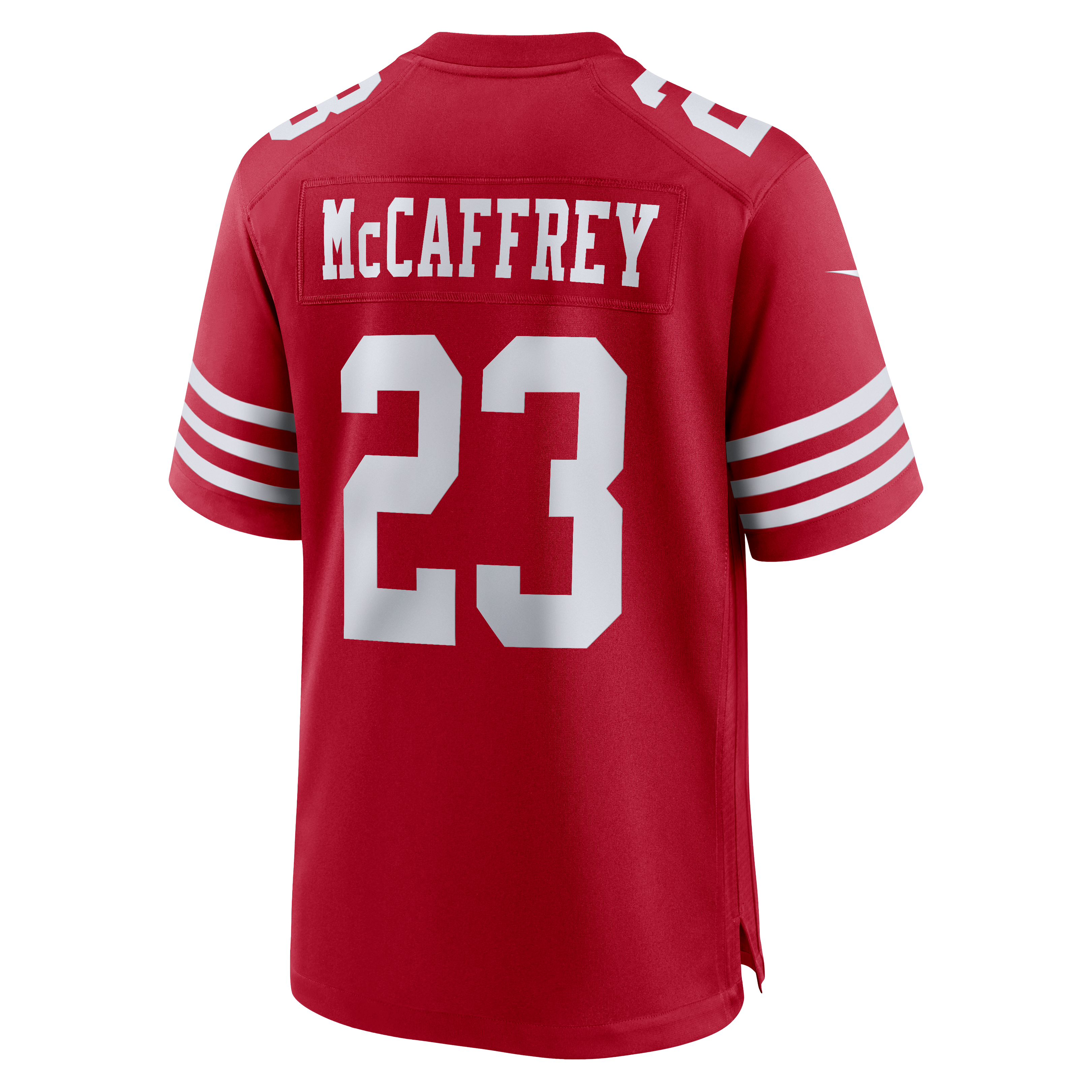 Christian McCaffrey San Francisco 49ers Player Jersey Scarlet NFL Football Fan Wear