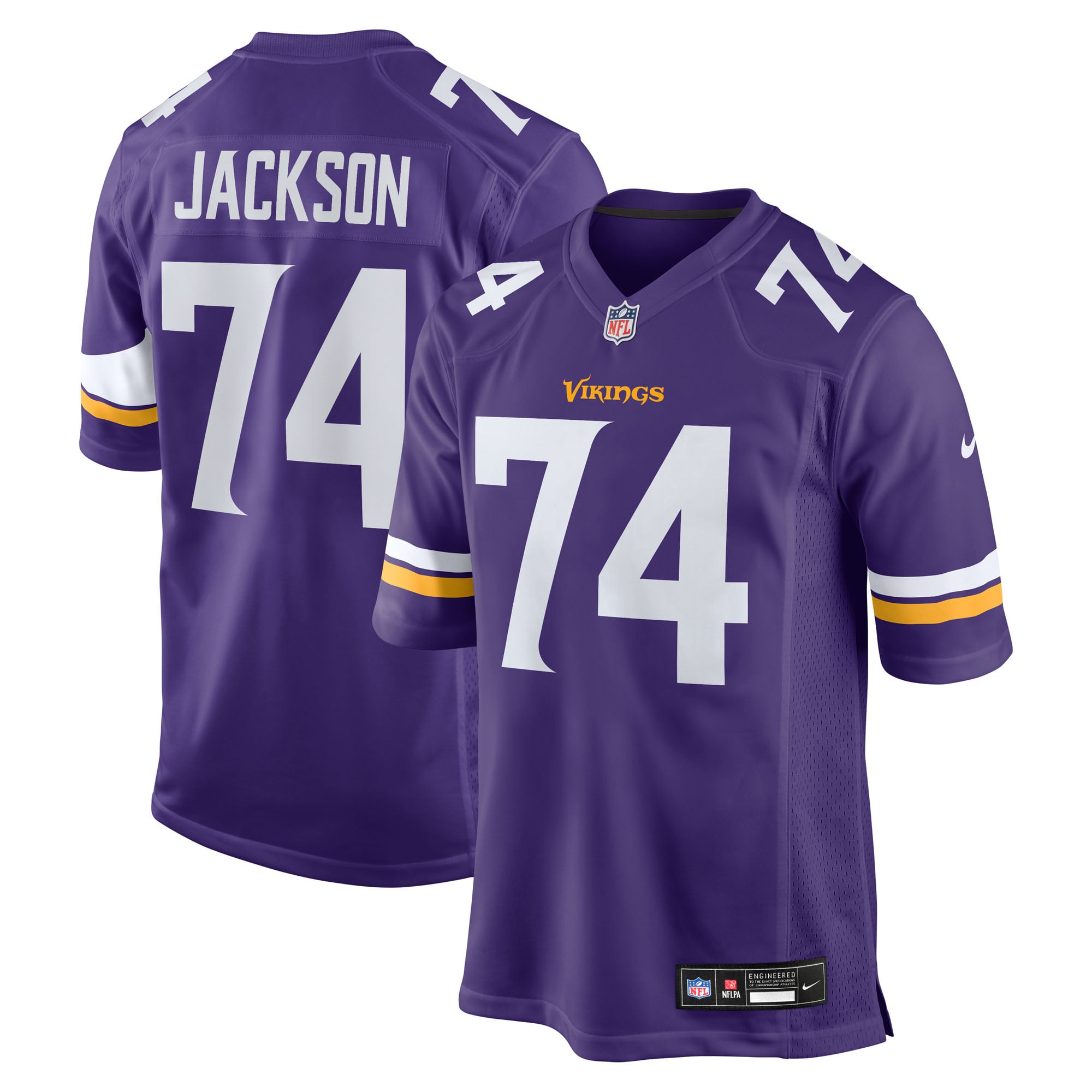 Donovan Jackson Minnesota Vikings Player Jersey Purple NFL Football Fan Wear