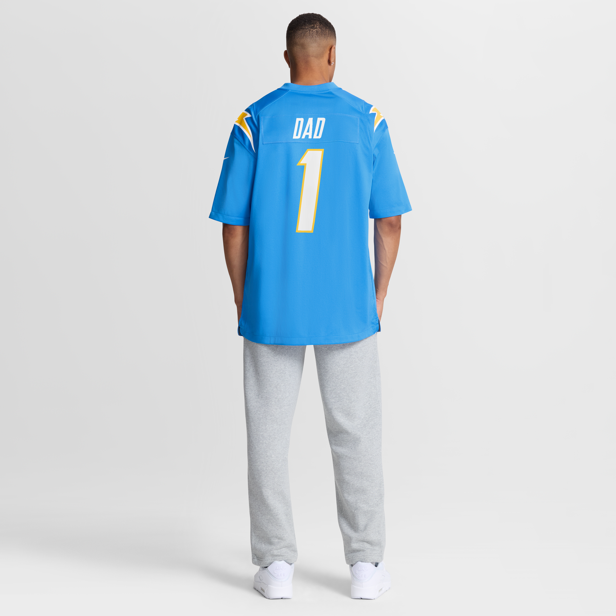 Los Angeles Chargers Game Jersey No.1 Powder Blue NFL Football Fan Wear
