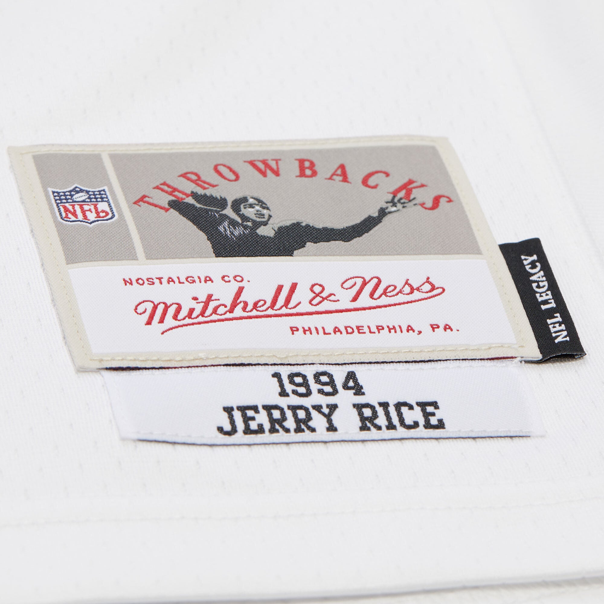 Jerry Rice Mitchell San Francisco 49ers Player Jersey White NFL Football Fan Wear