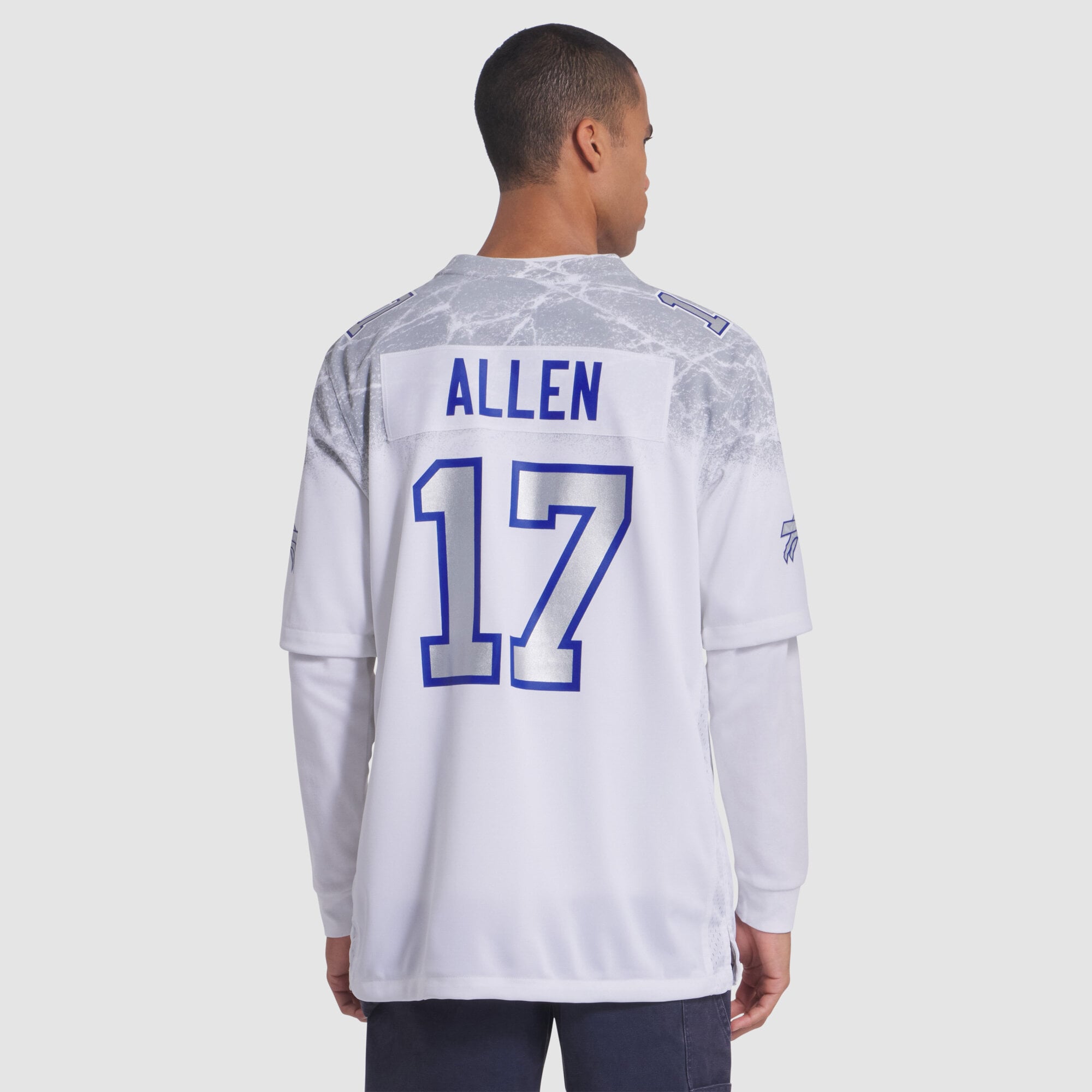 Josh Allen Buffalo Bills Game Jersey White NFL Football Fan Wear Josh Allen