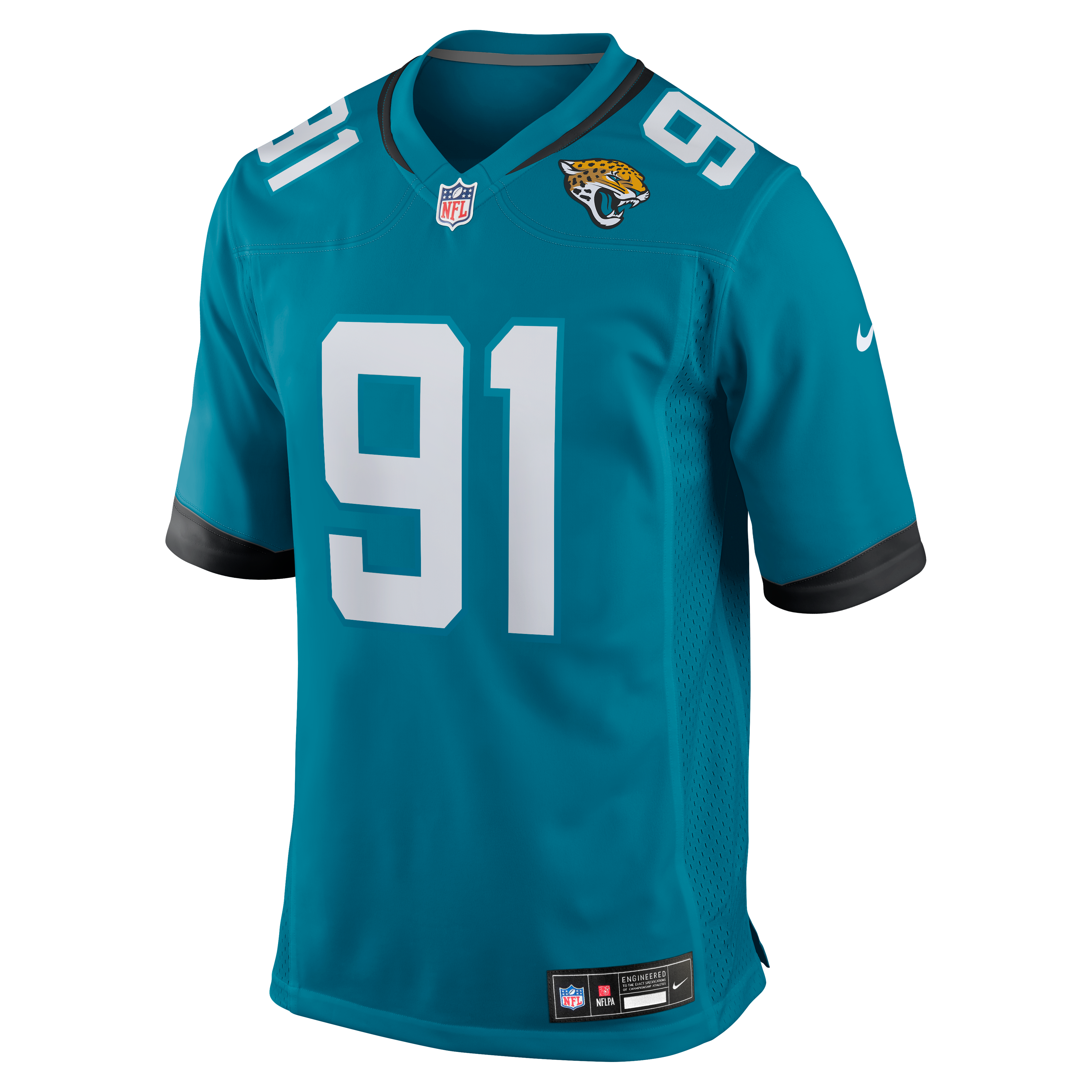 Arik Armstead Jacksonville Jaguars Game Jersey Teal NFL Football Fan Wear