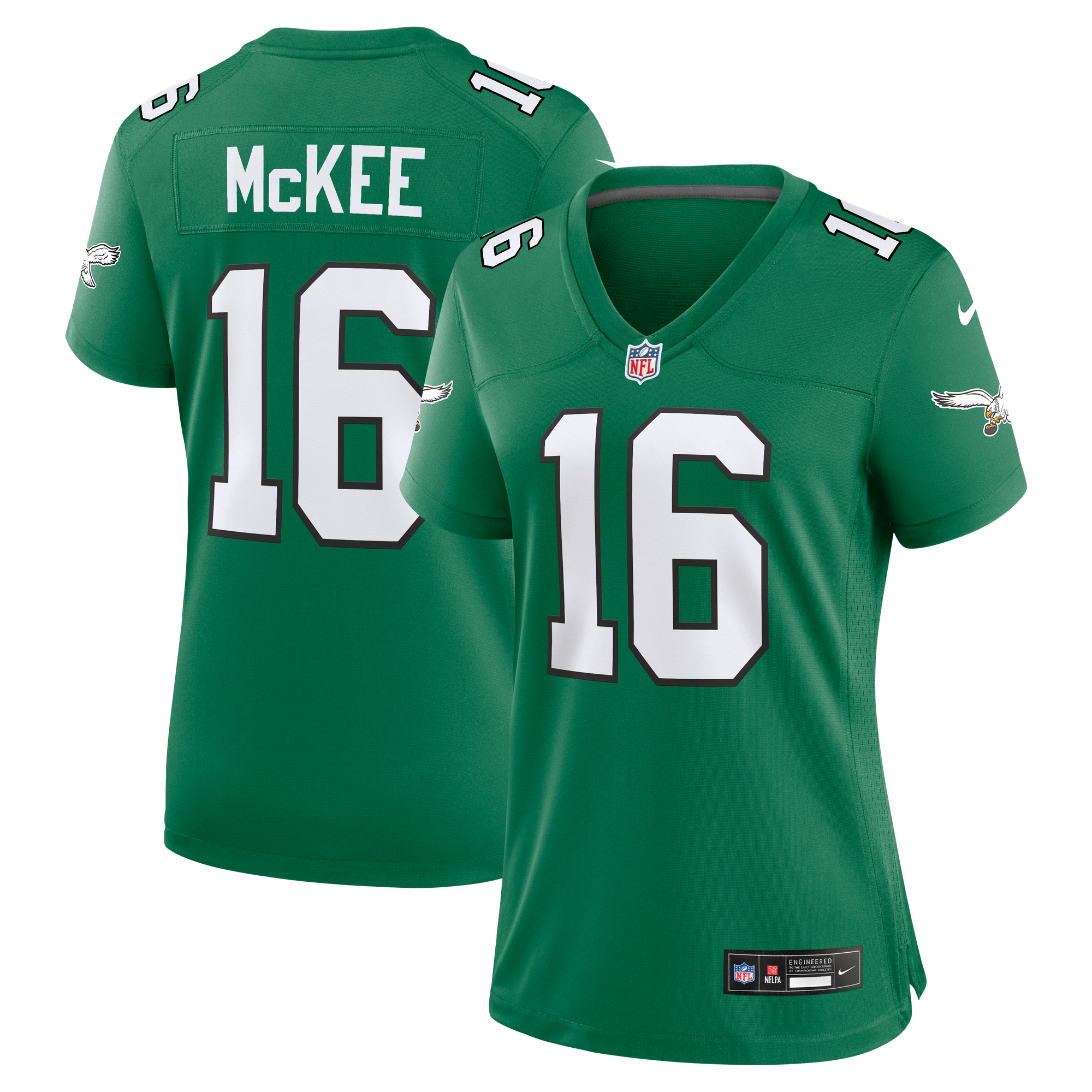 Kelly Tanner McKee Philadelphia Eagles Alternate Jersey NFL Football Fan Wear