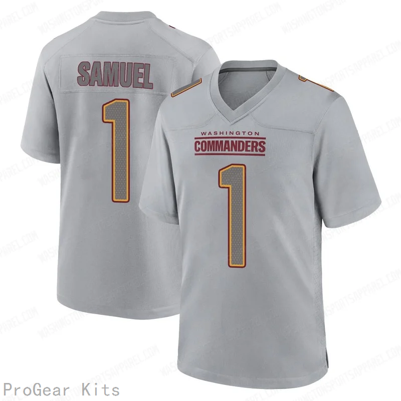 Deebo Samuel Atmosphere Washington Commanders Game Jersey No.1 Gray NFL Football Fan Wear