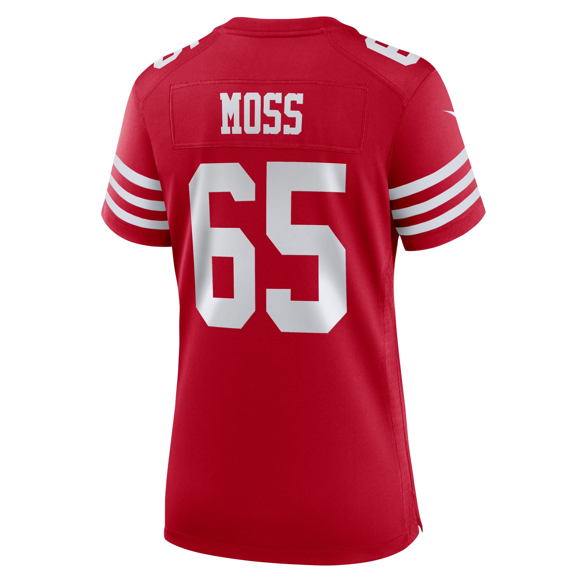 Drew Moss San Francisco 49ers Game Jersey Scarlet NFL Football Fan Wear Drew Moss