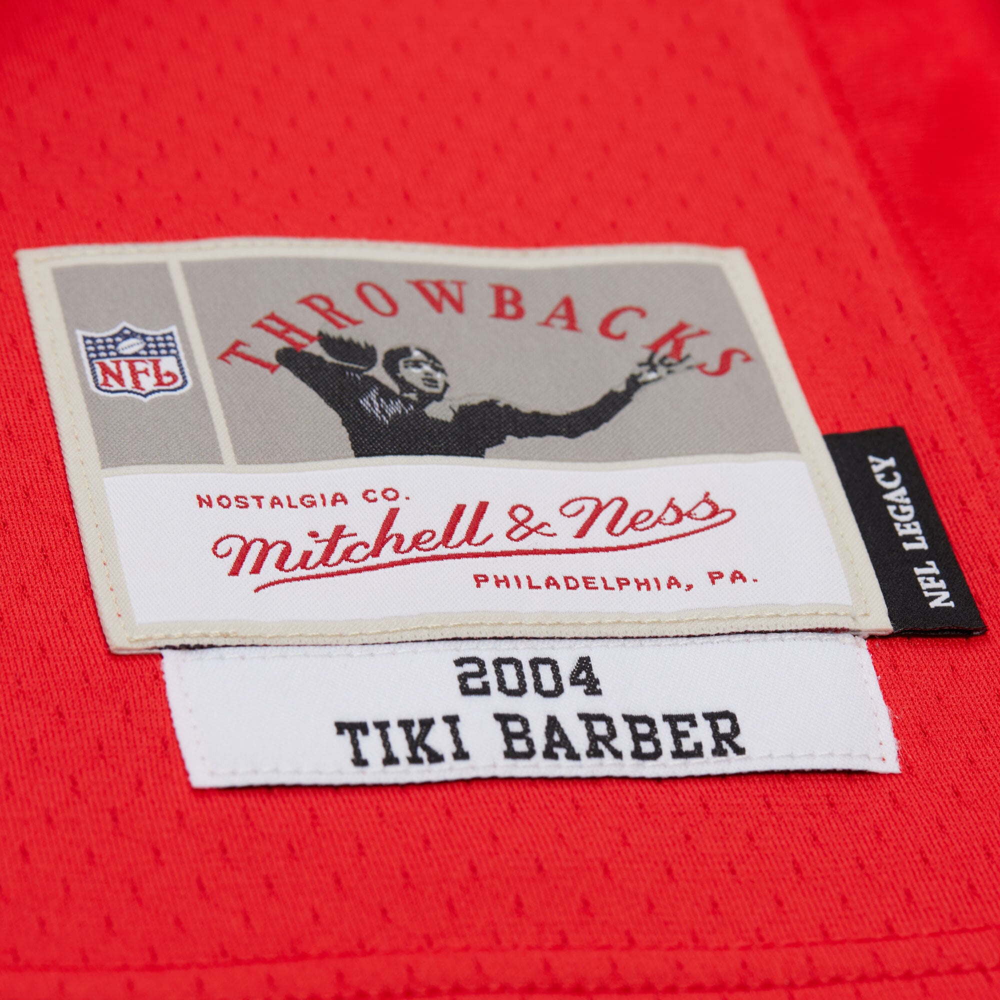 Tiki Barber Mitchell New York Giants Replica Jersey Red NFL Football Fan Wear