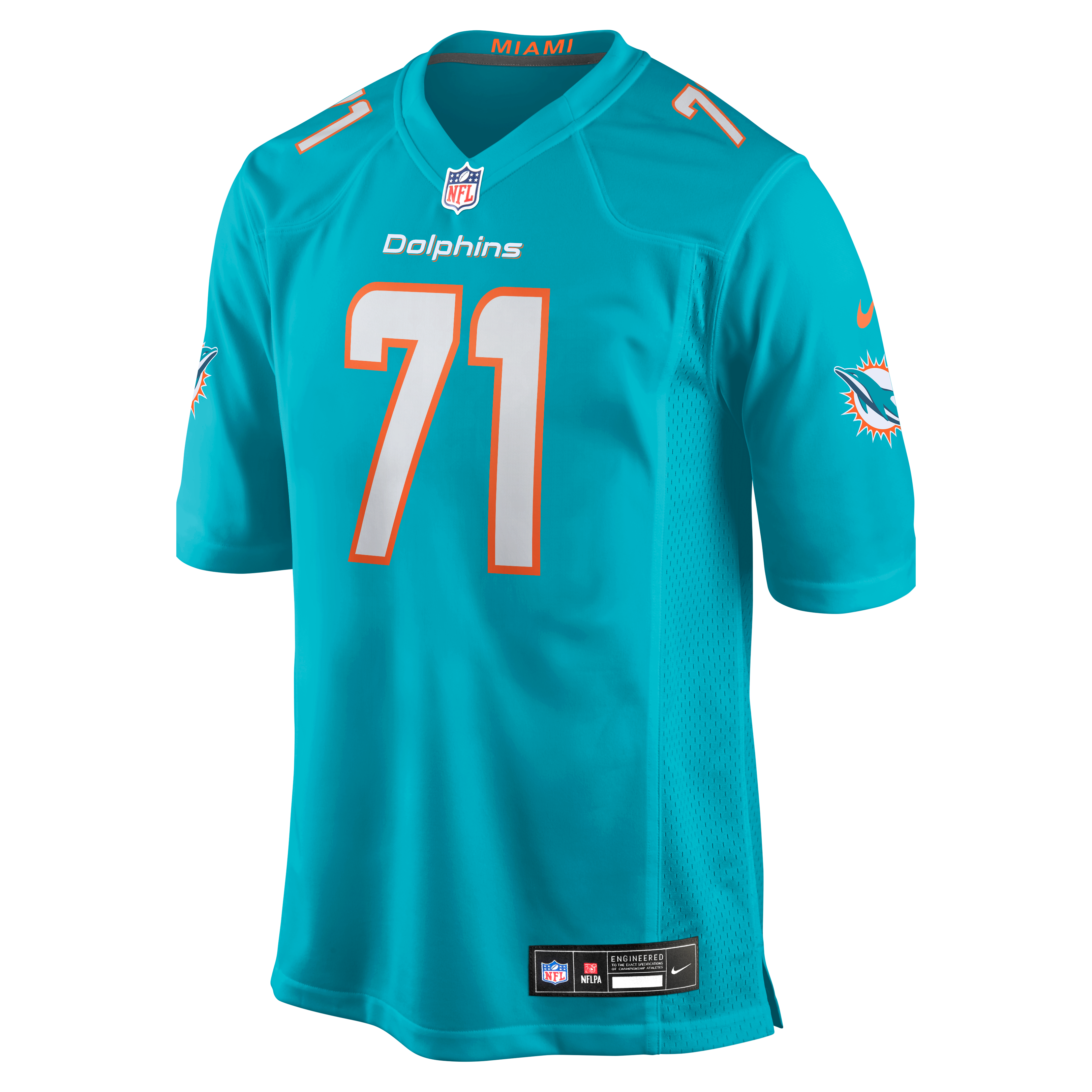 Kion Smith Miami Dolphins Game Jersey Aqua NFL Football Fan Wear