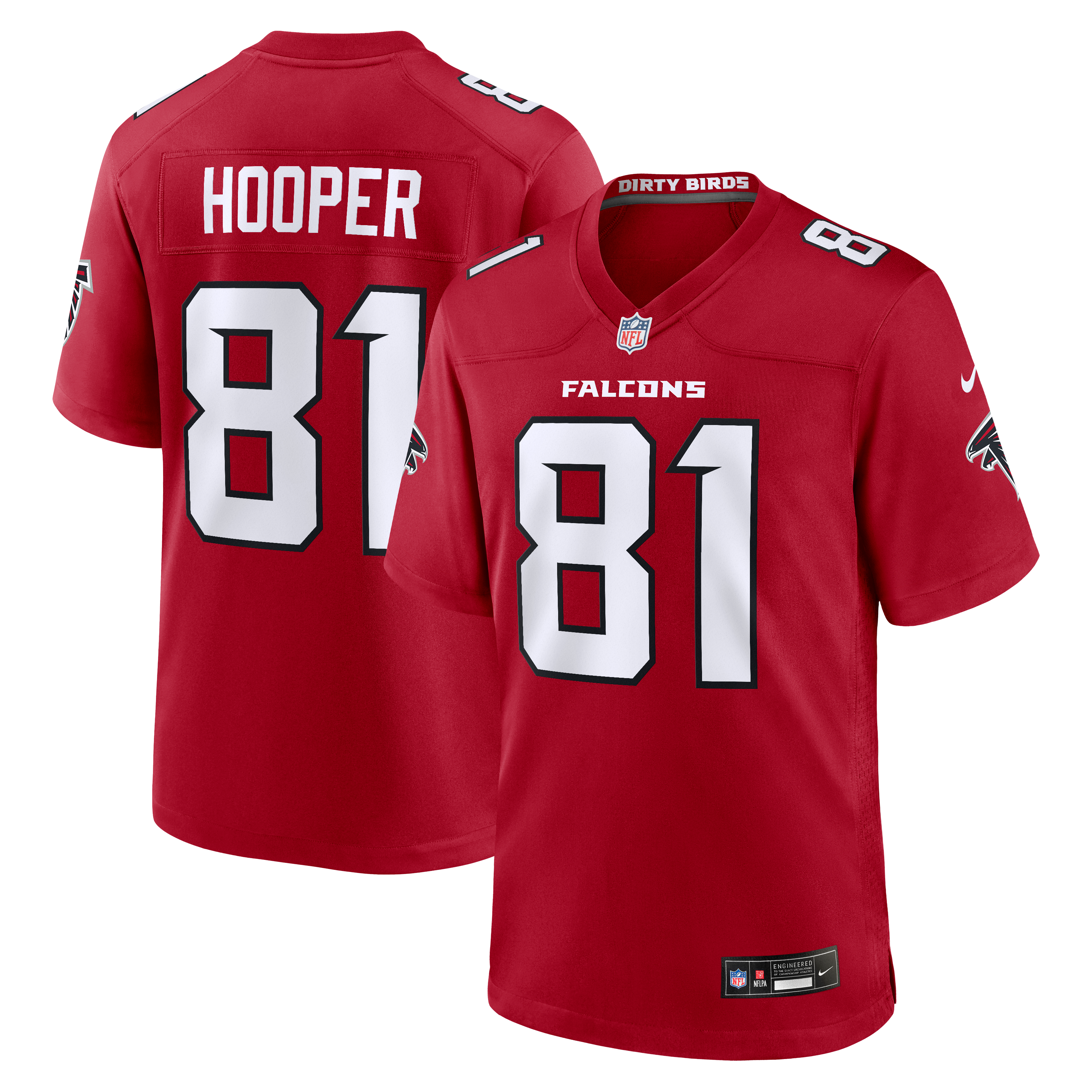 Austin Hooper Atlanta Falcons Game Jersey Red NFL Football Fan Wear Austin Hooper