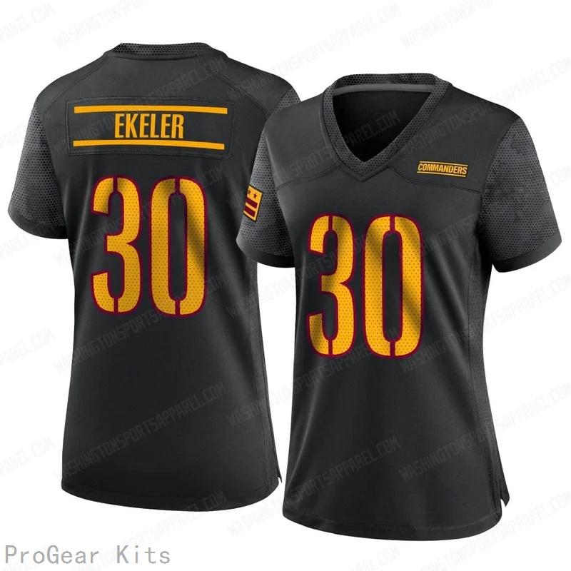 Austin Ekeler Washington Commanders Alternate Jersey No.30 Black NFL Football Fan Wear