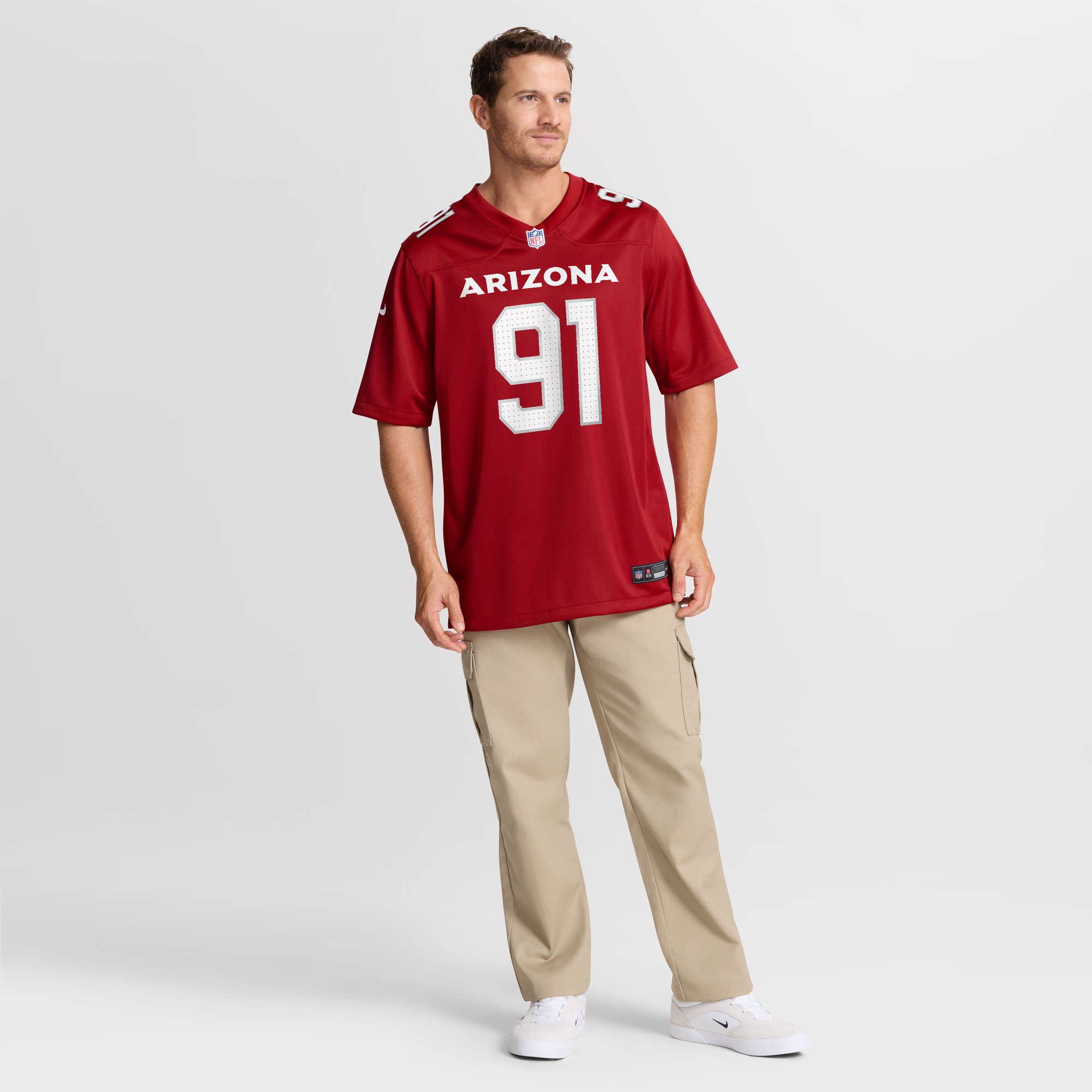 LJ Collier Arizona Cardinals Game Jersey Cardinal NFL Football Fan Wear LJ Collier