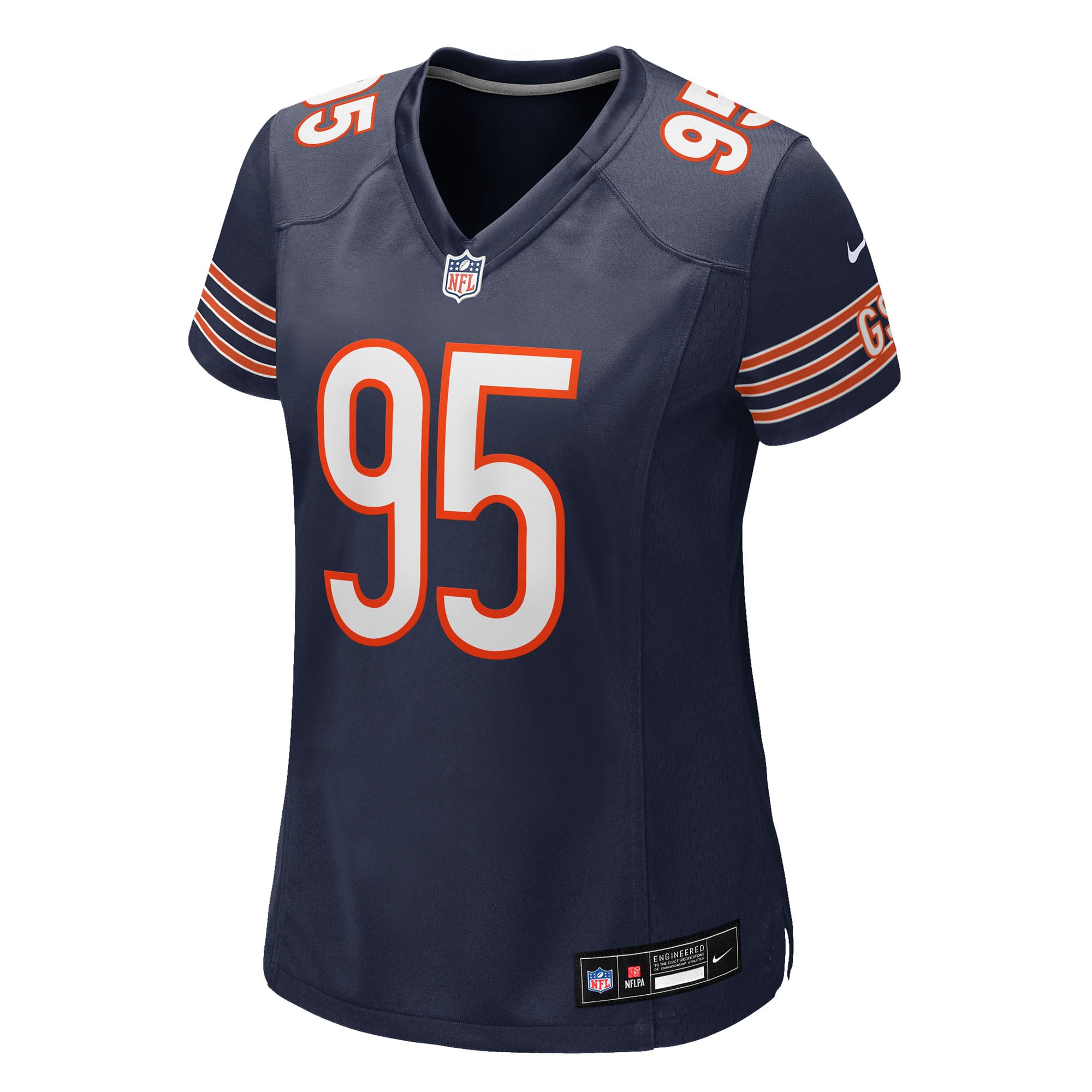 Shemar Turner Chicago Bears Game Jersey Navy NFL Football Fan Wear Shemar Turner