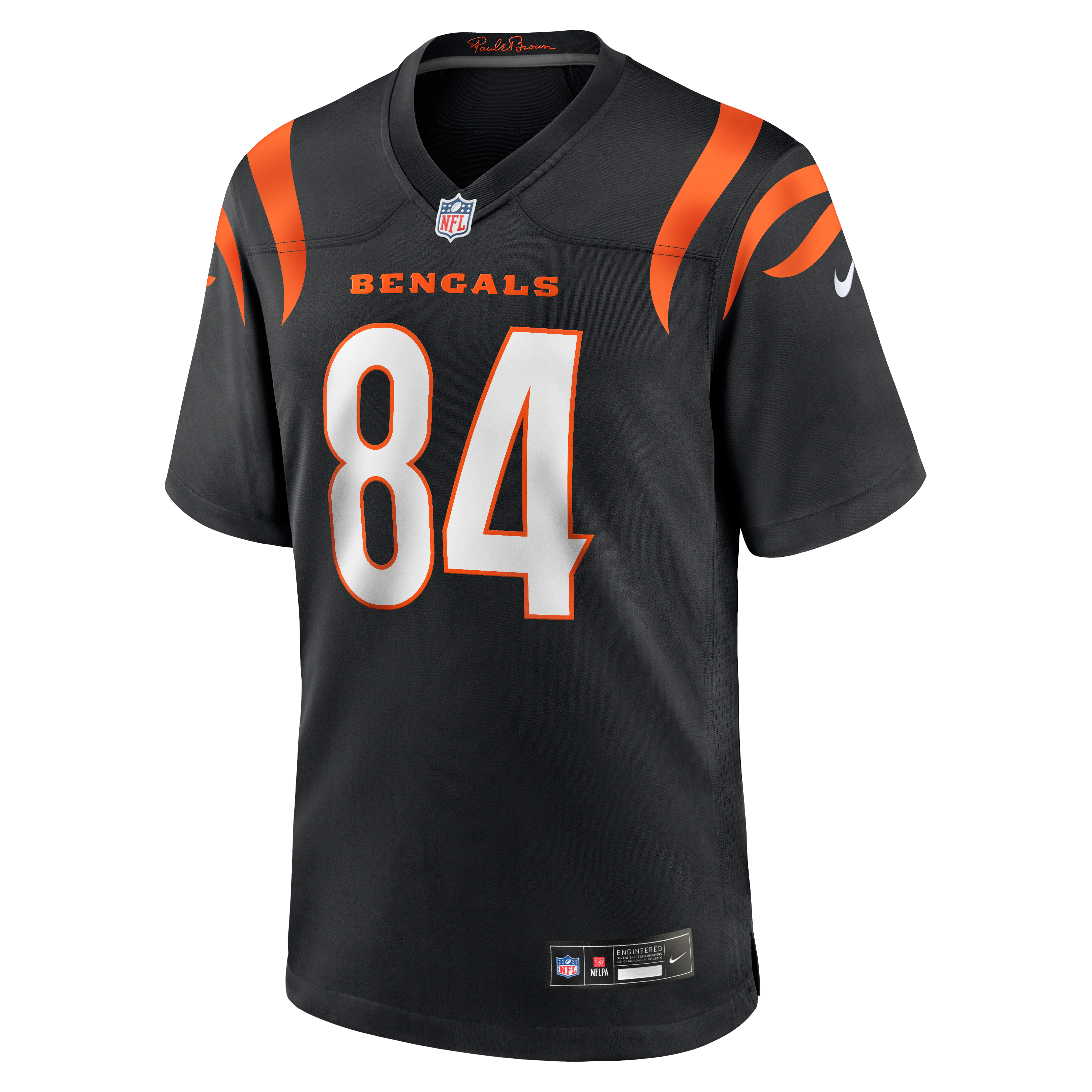 TJ Houshmandzadeh Retired Cincinnati Bengals Game Jersey Black NFL Football Fan Wear TJ Houshmandzadeh Retired