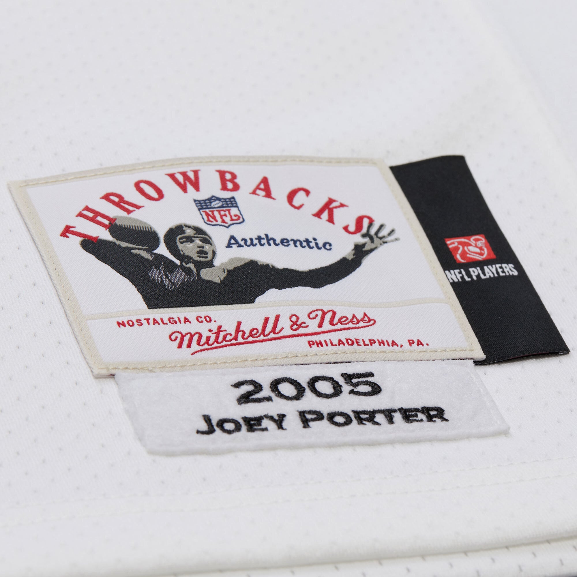 Joey Porter Mitchell Pittsburgh Steelers Player Jersey White NFL Football Fan Wear Joey Porter Mitchell