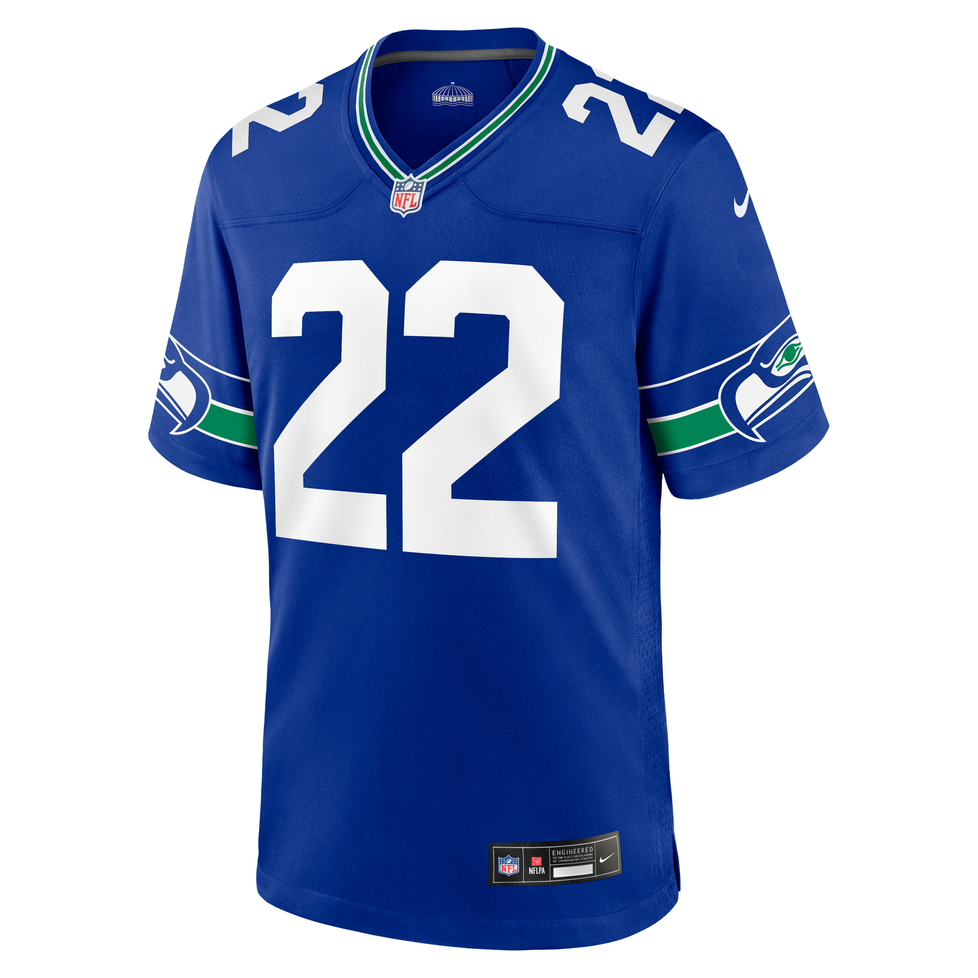 Rashid Shaheed Seattle Seahawks Game Jersey Royal NFL Football Fan Wear Rashid Shaheed