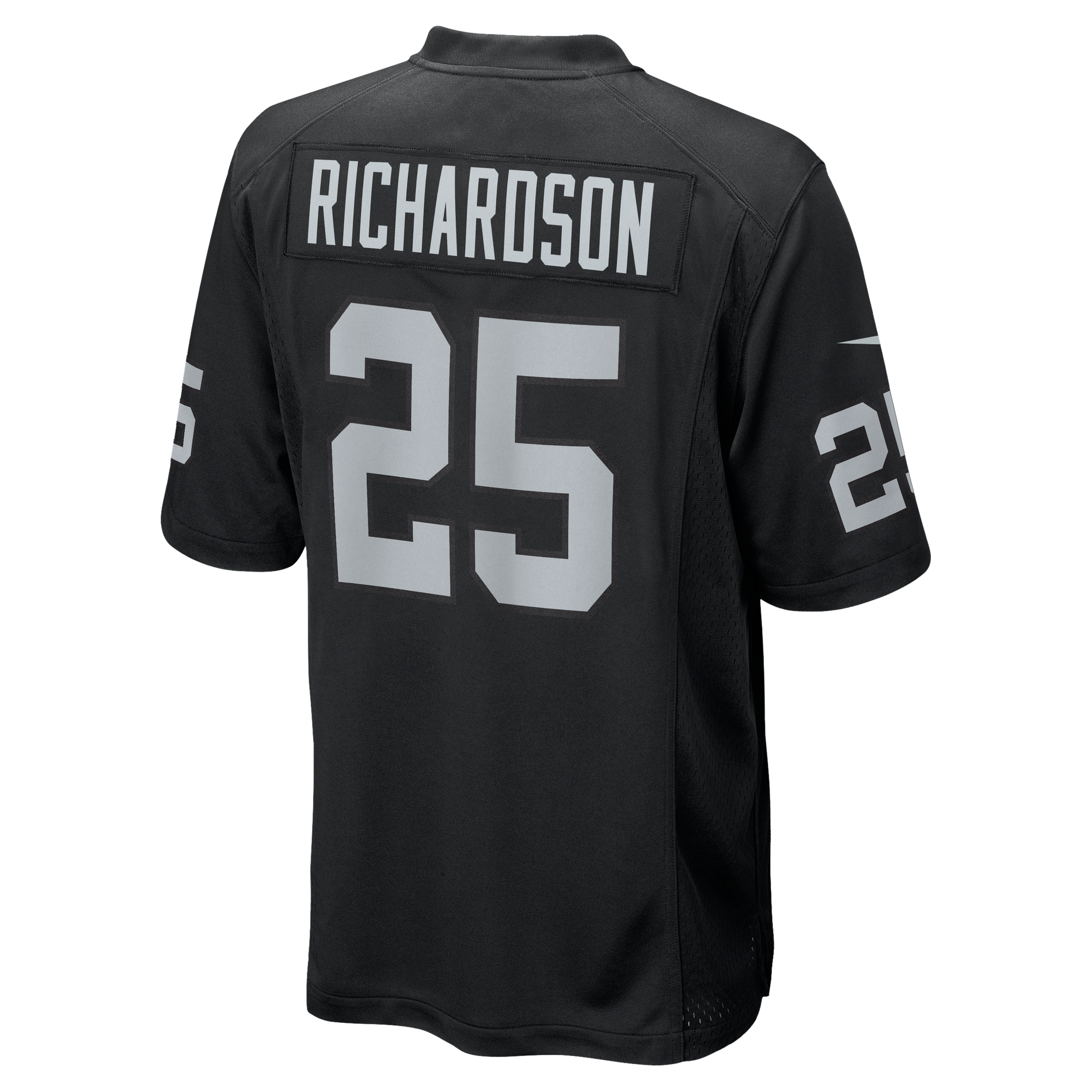 Decamerion Richardson Las Vegas Raiders Game Jersey Black NFL Football Fan Wear Decamerion Richardson