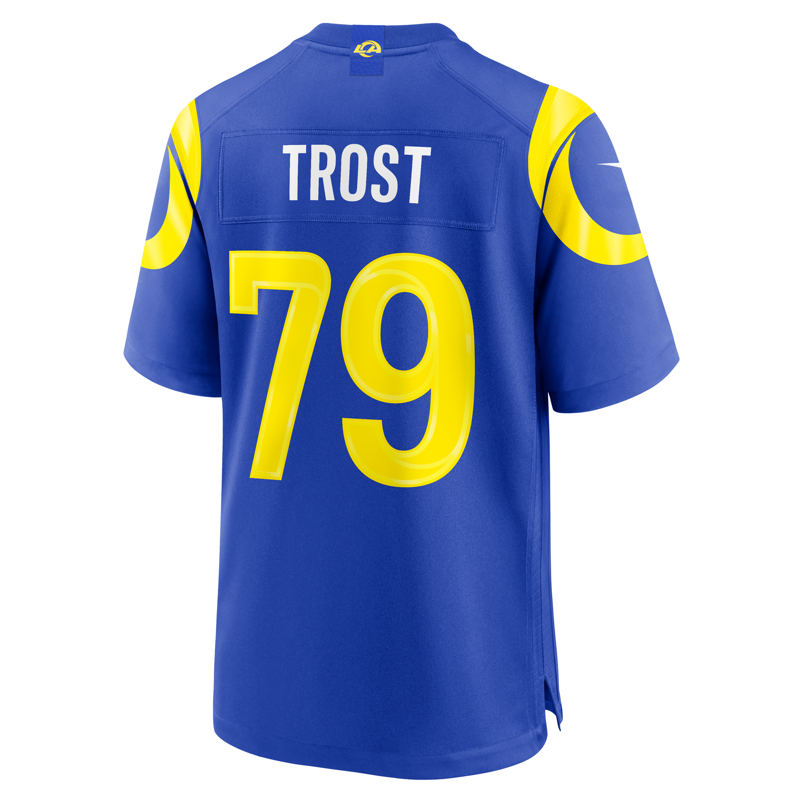 Keagen Trost Los Angeles Rams Game Jersey Royal NFL Football Fan Wear Keagen Trost