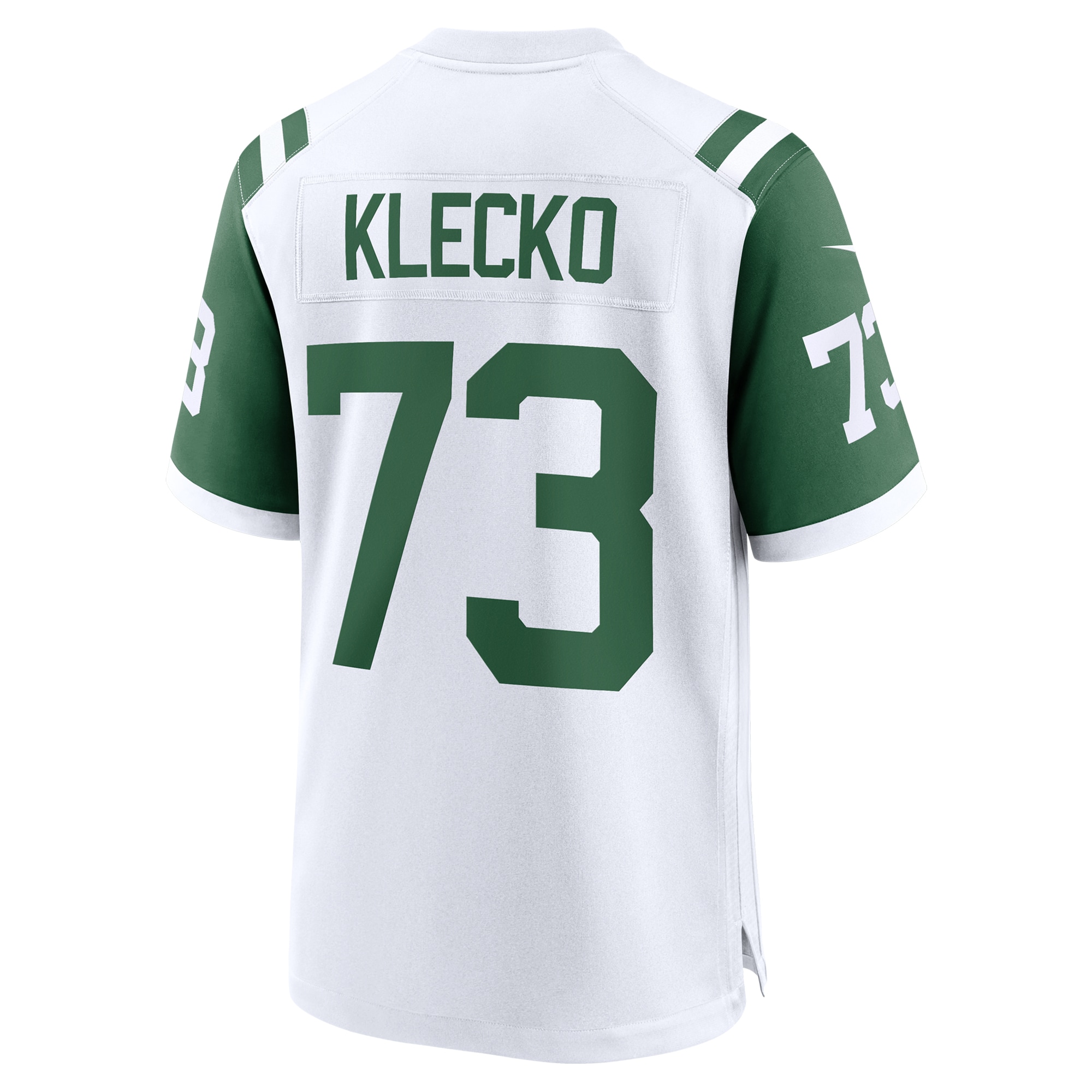 Joe Klecko Retired New York Jets Game Jersey White NFL Football Fan Wear Joe Klecko Retired