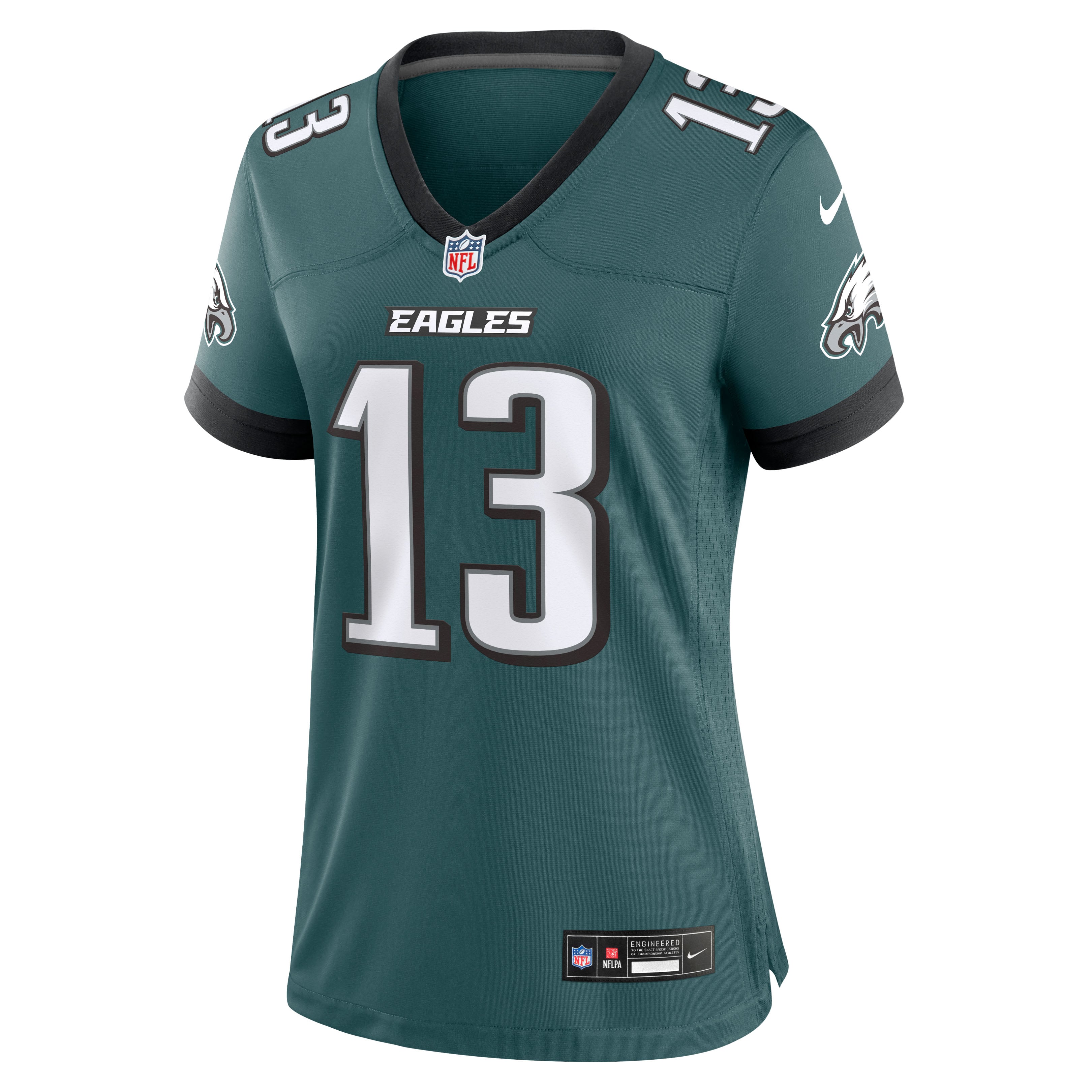 Dontayvion Wicks Philadelphia Eagles Game Jersey Midnight NFL Football Fan Wear Dontayvion Wicks