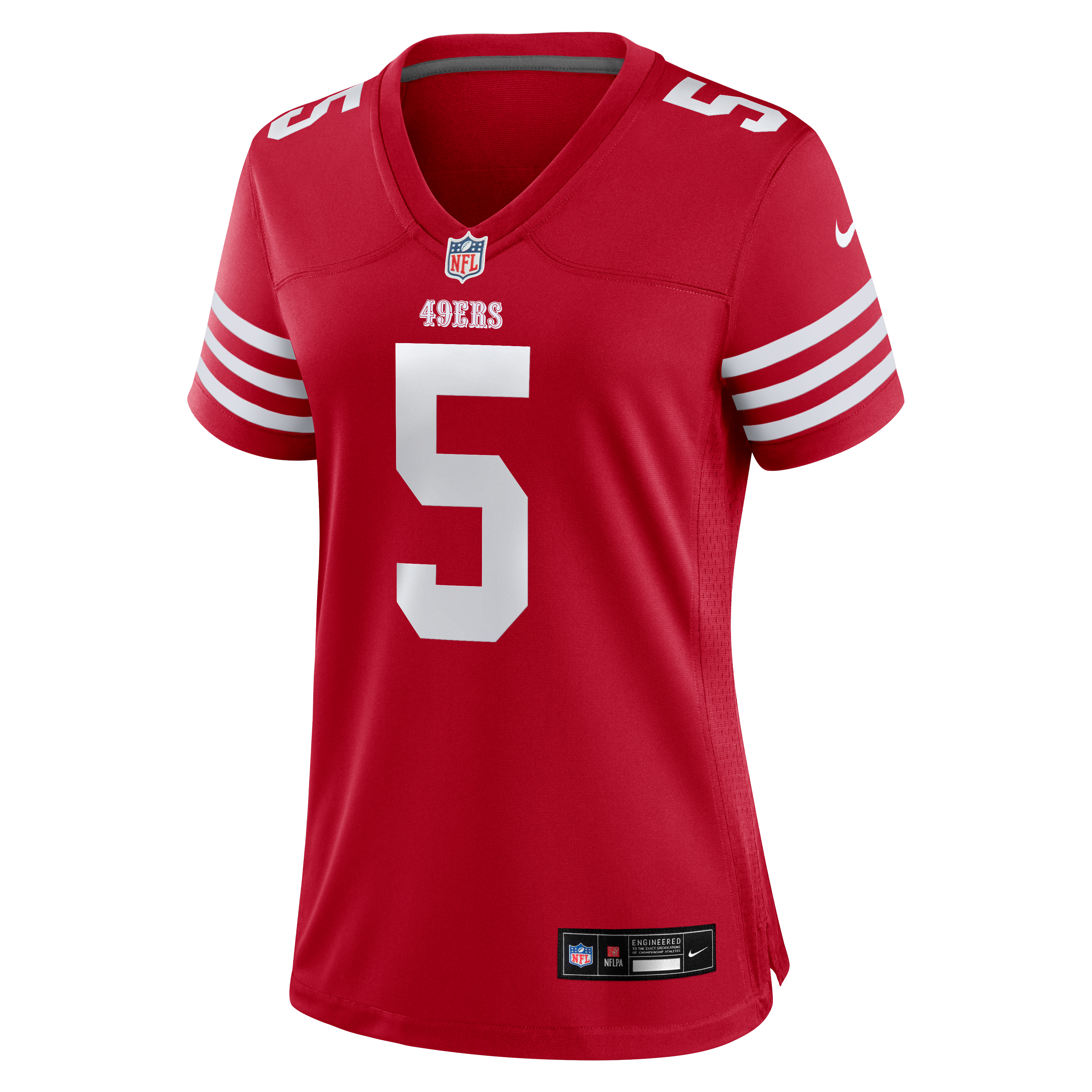 Mike Evans San Francisco 49ers Game Jersey Scarlet NFL Football Fan Wear