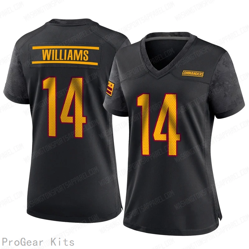 Antonio Williams Washington Commanders Alternate Jersey No.14 Black NFL Football Fan Wear