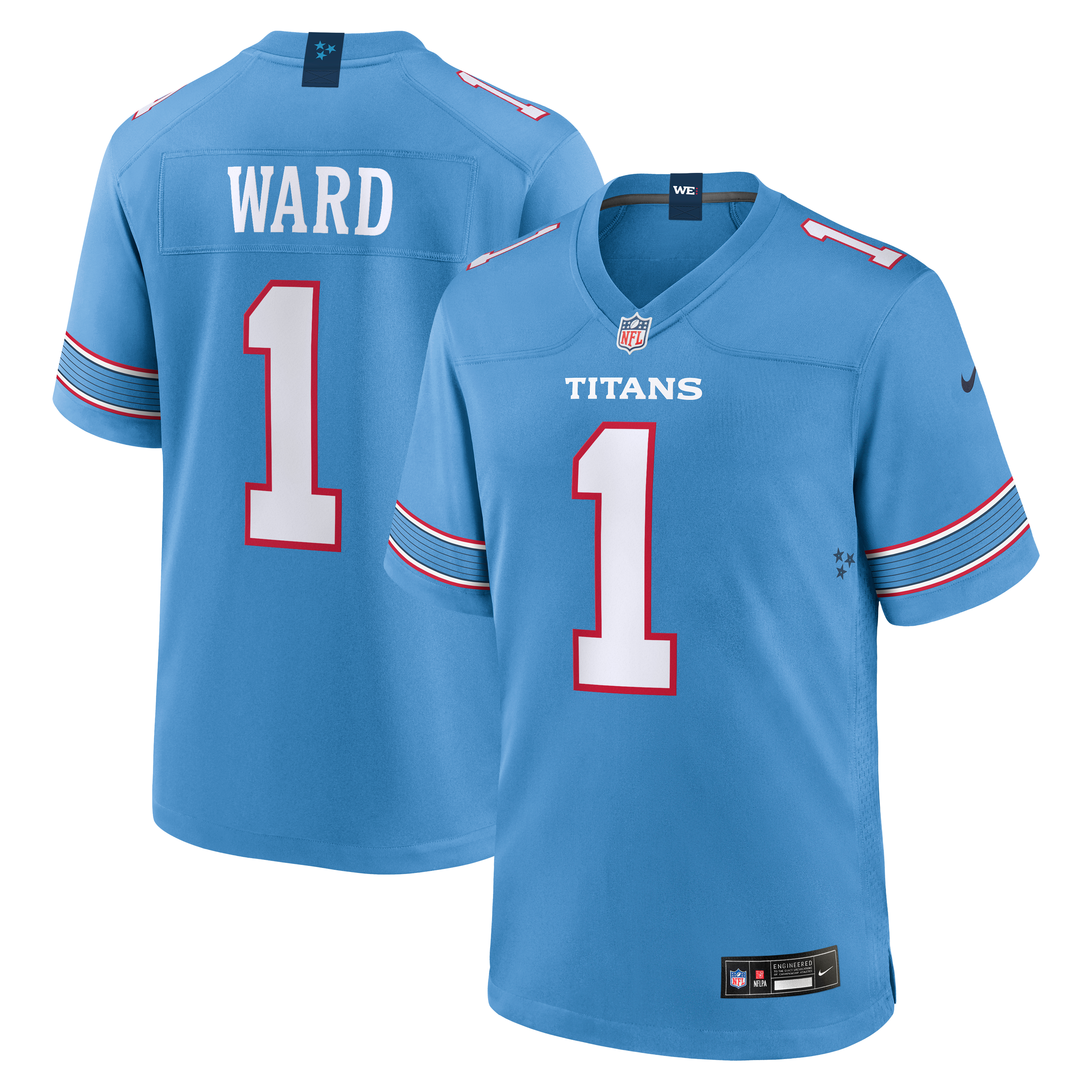 Round Pick Cameron Tennessee Titans Game Jersey NFL Football Fan Wear Round Pick Cameron
