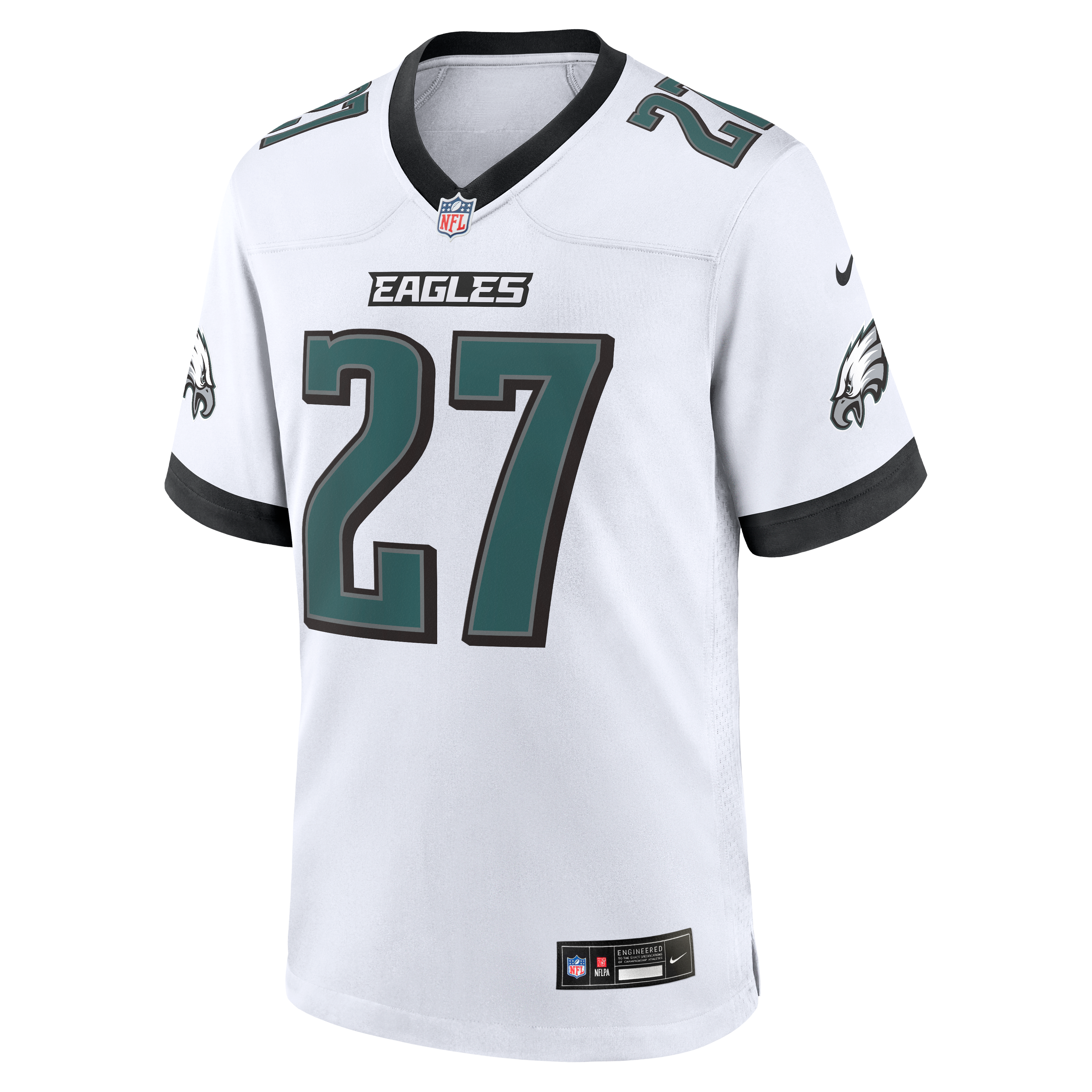 Quinyon Mitchell Philadelphia Eagles Game Jersey White NFL Football Fan Wear Quinyon Mitchell