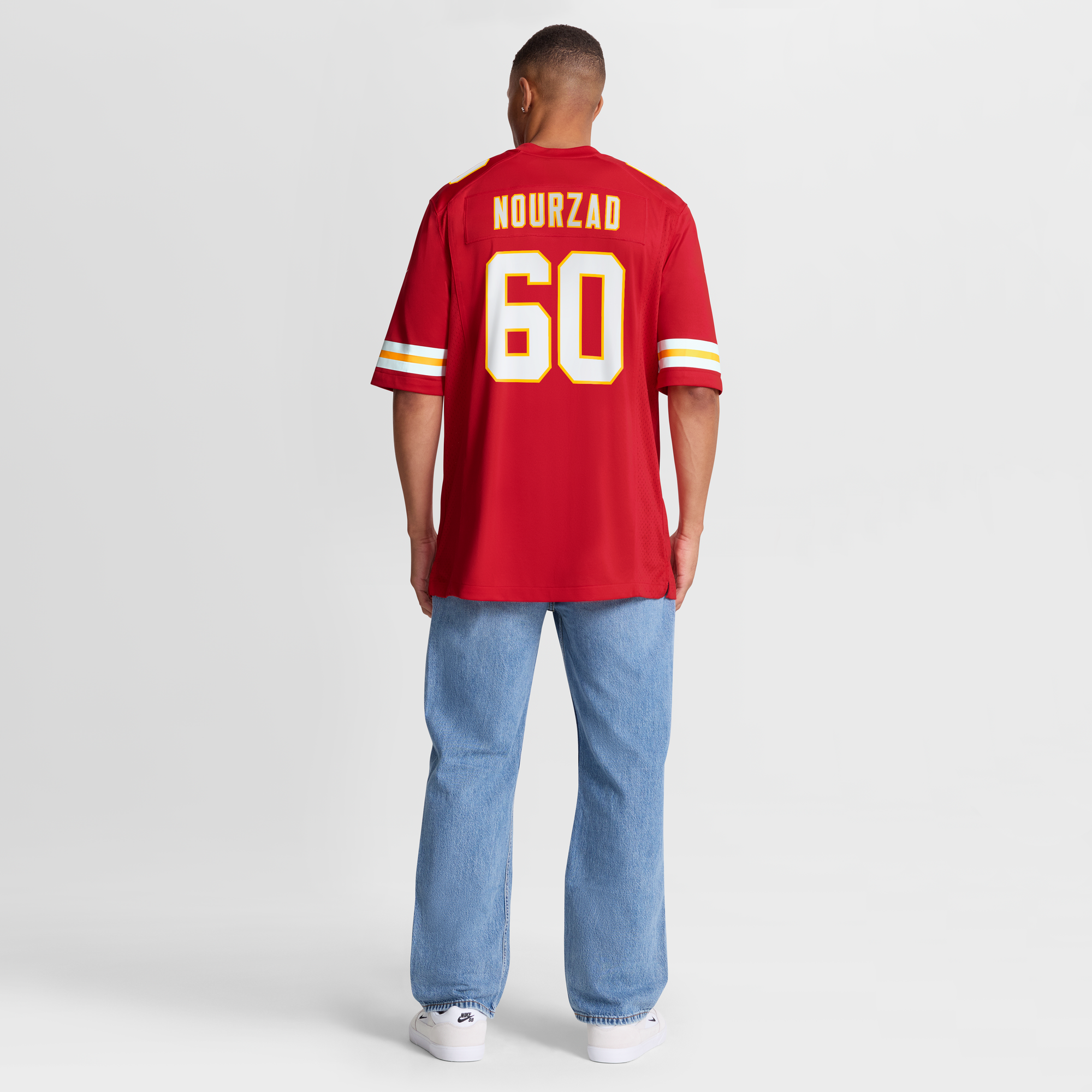 Hunter Nourzad Kansas City Chiefs Game Jersey NFL Football Fan Wear