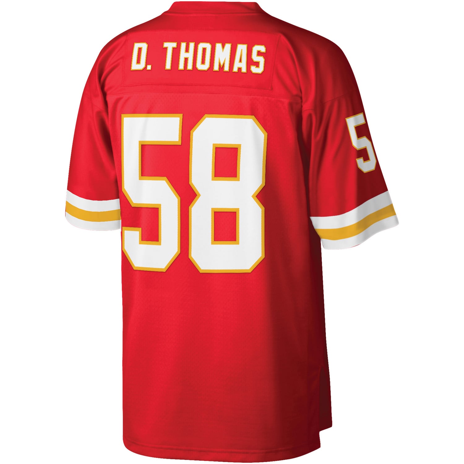 Split Derrick Thomas Kansas City Chiefs Replica Jersey Red NFL Football Fan Wear