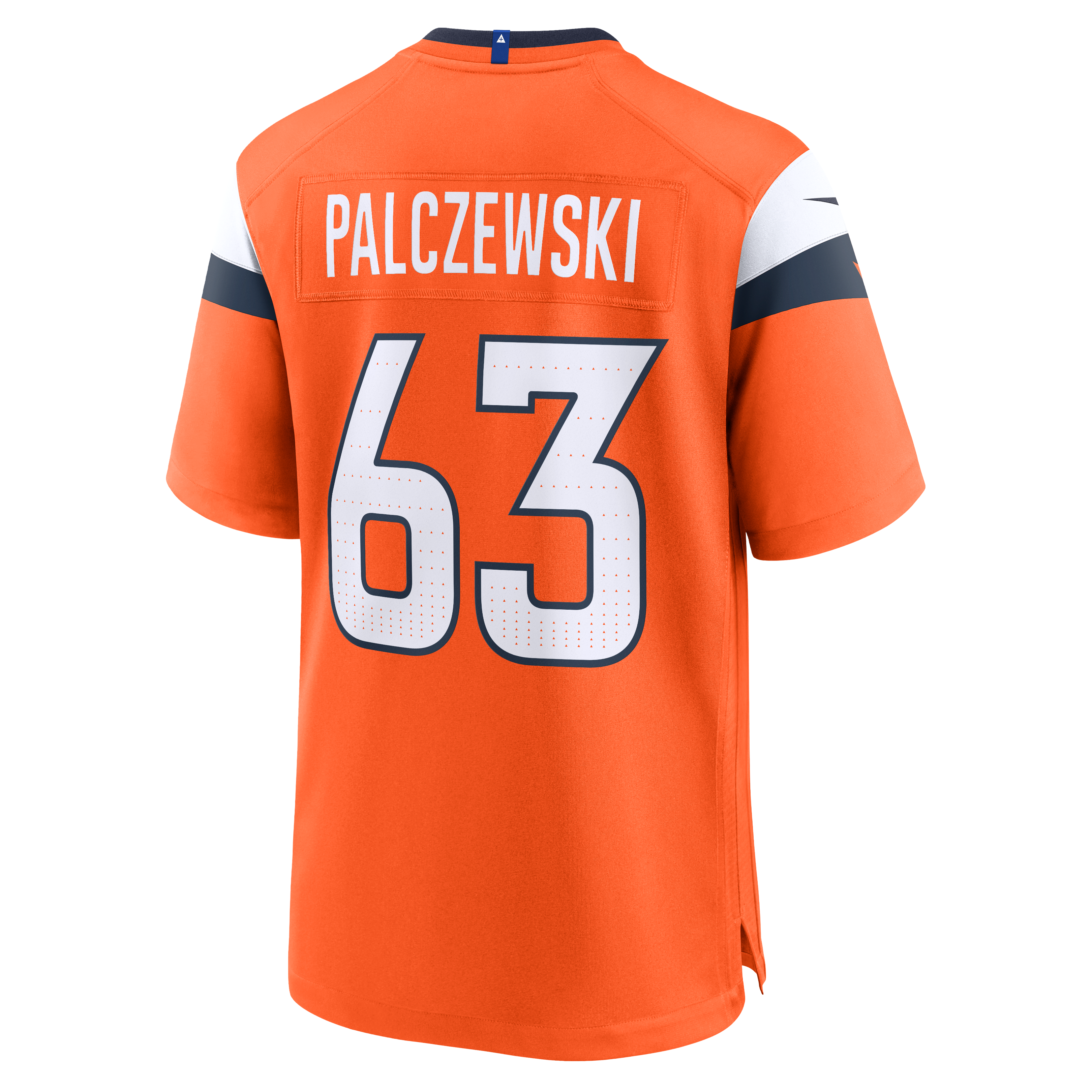 Alex Palczewski Denver Broncos Game Jersey Orange NFL Football Fan Wear