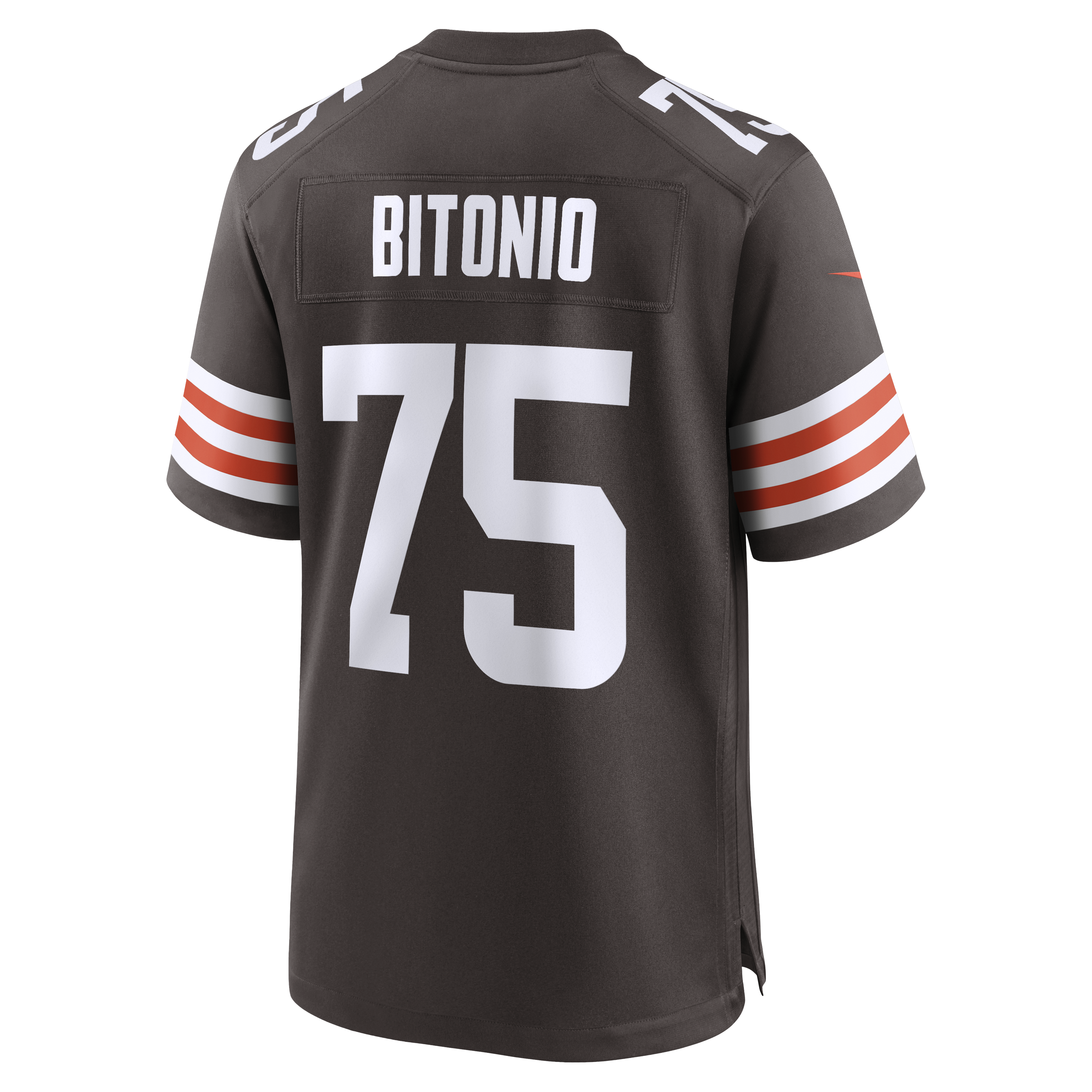 Joel Bitonio Cleveland Browns Game Jersey Brown NFL Football Fan Wear Joel Bitonio