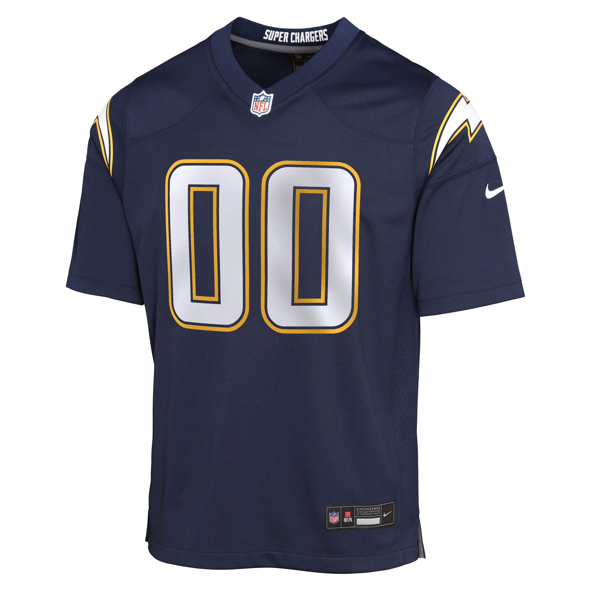 Los Angeles Chargers Alternate Jersey Navy NFL Football Fan Wear Custom Number
