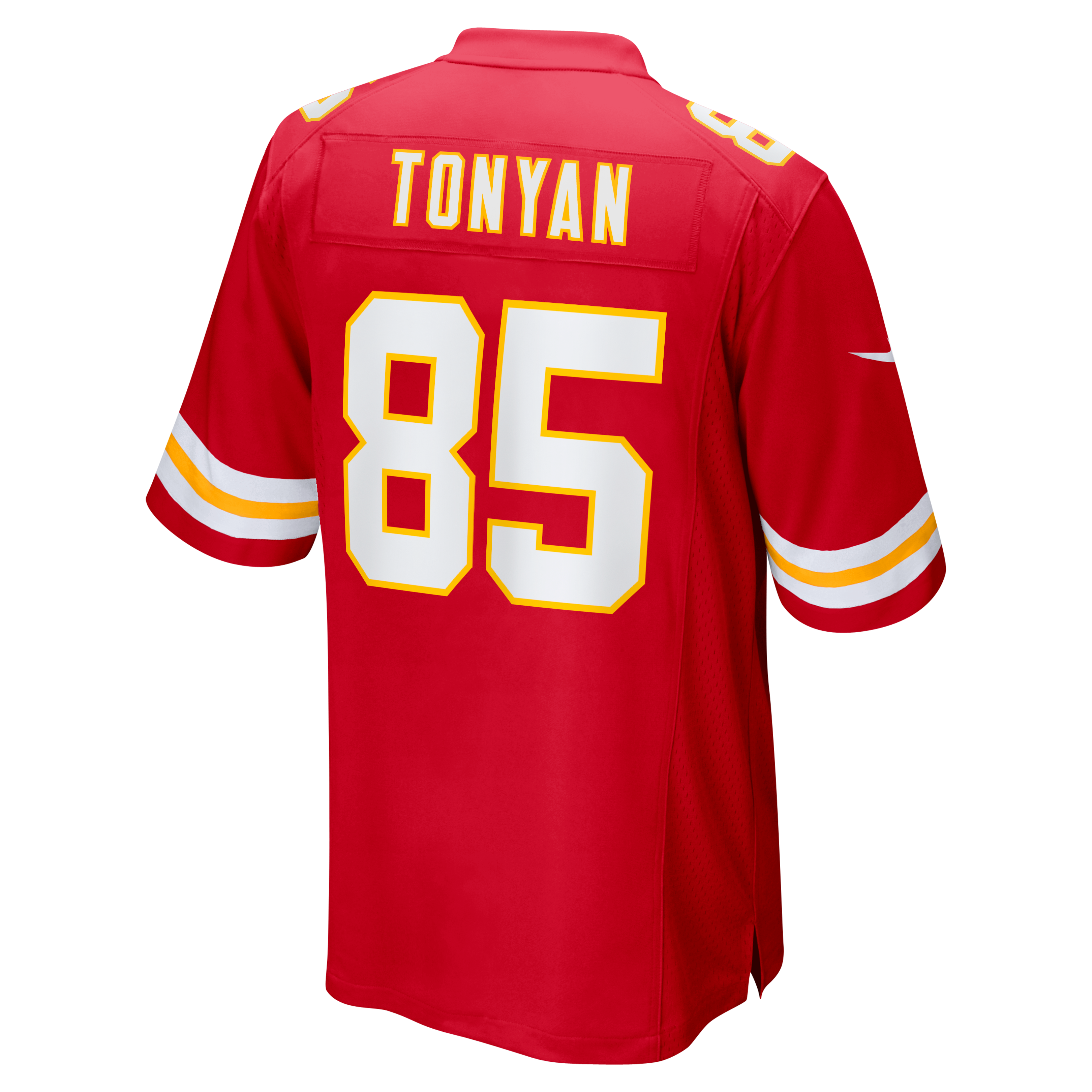 Robert Tonyan Kansas City Chiefs Game Jersey Red NFL Football Fan Wear Robert Tonyan
