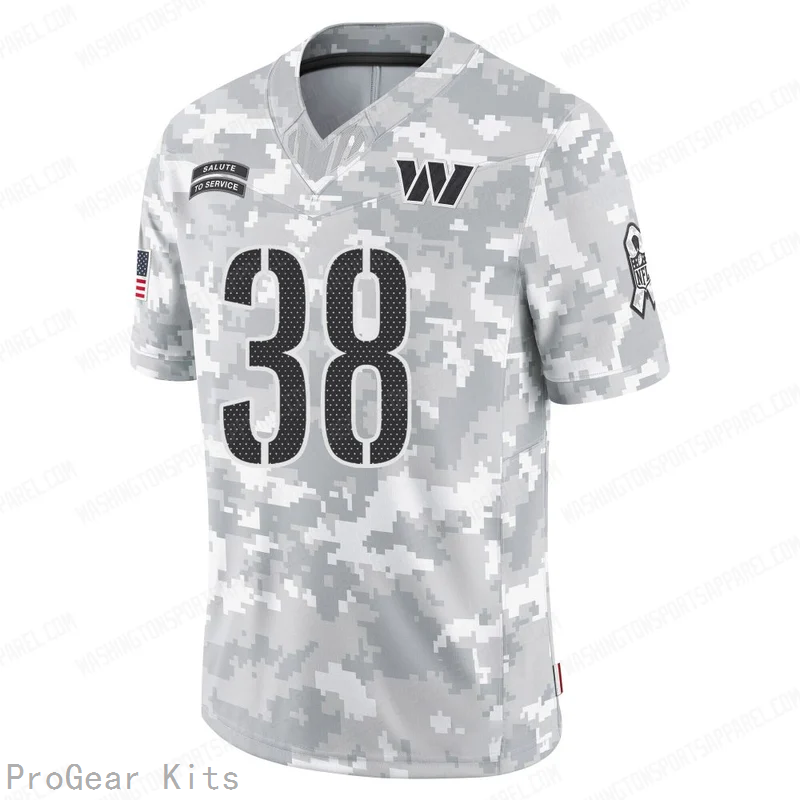 Chase Edmonds Washington Commanders Jersey No.38 Camo NFL Football Fan Wear Chase Edmonds