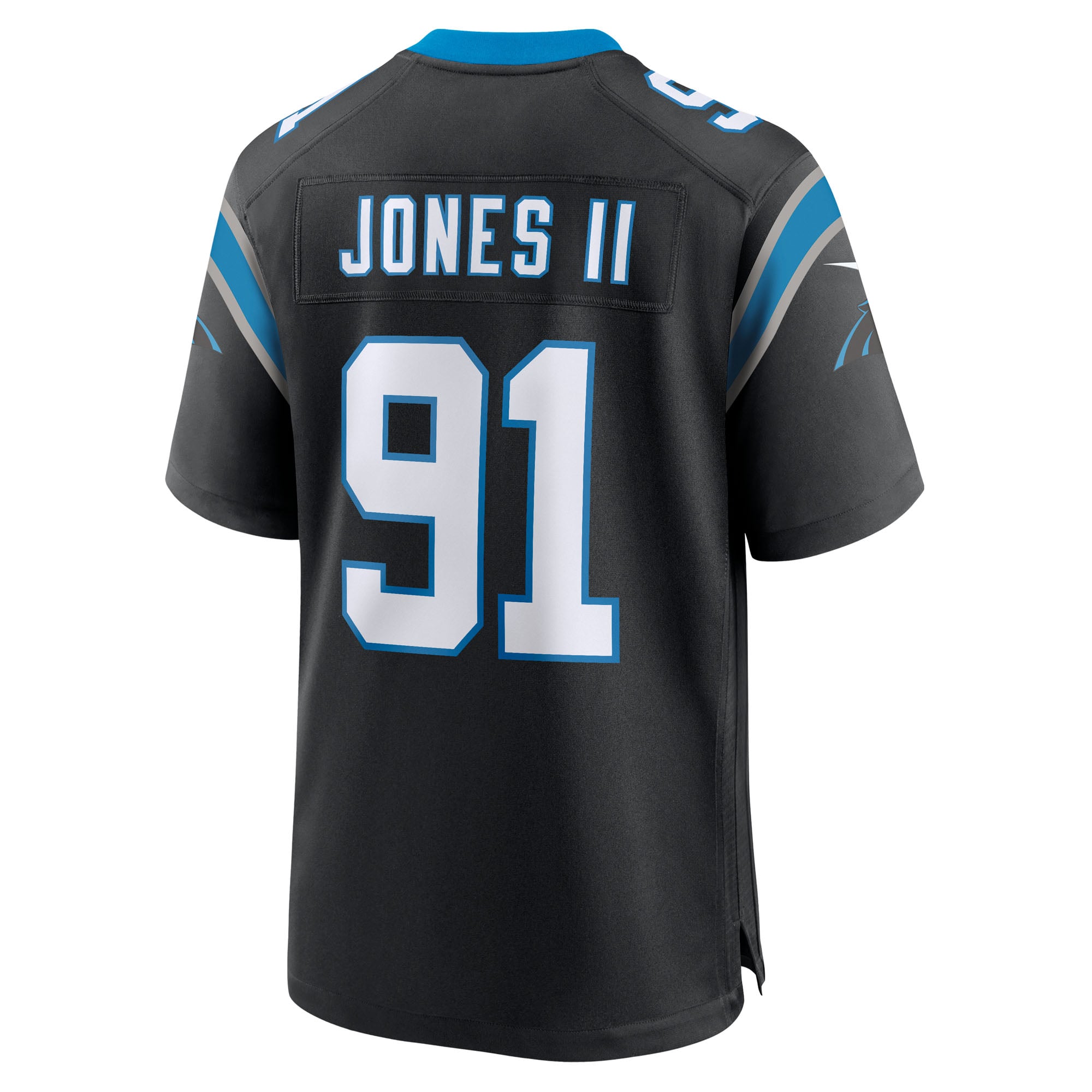 Patrick Jones Carolina Panthers Game Jersey Black NFL Football Fan Wear Patrick Jones