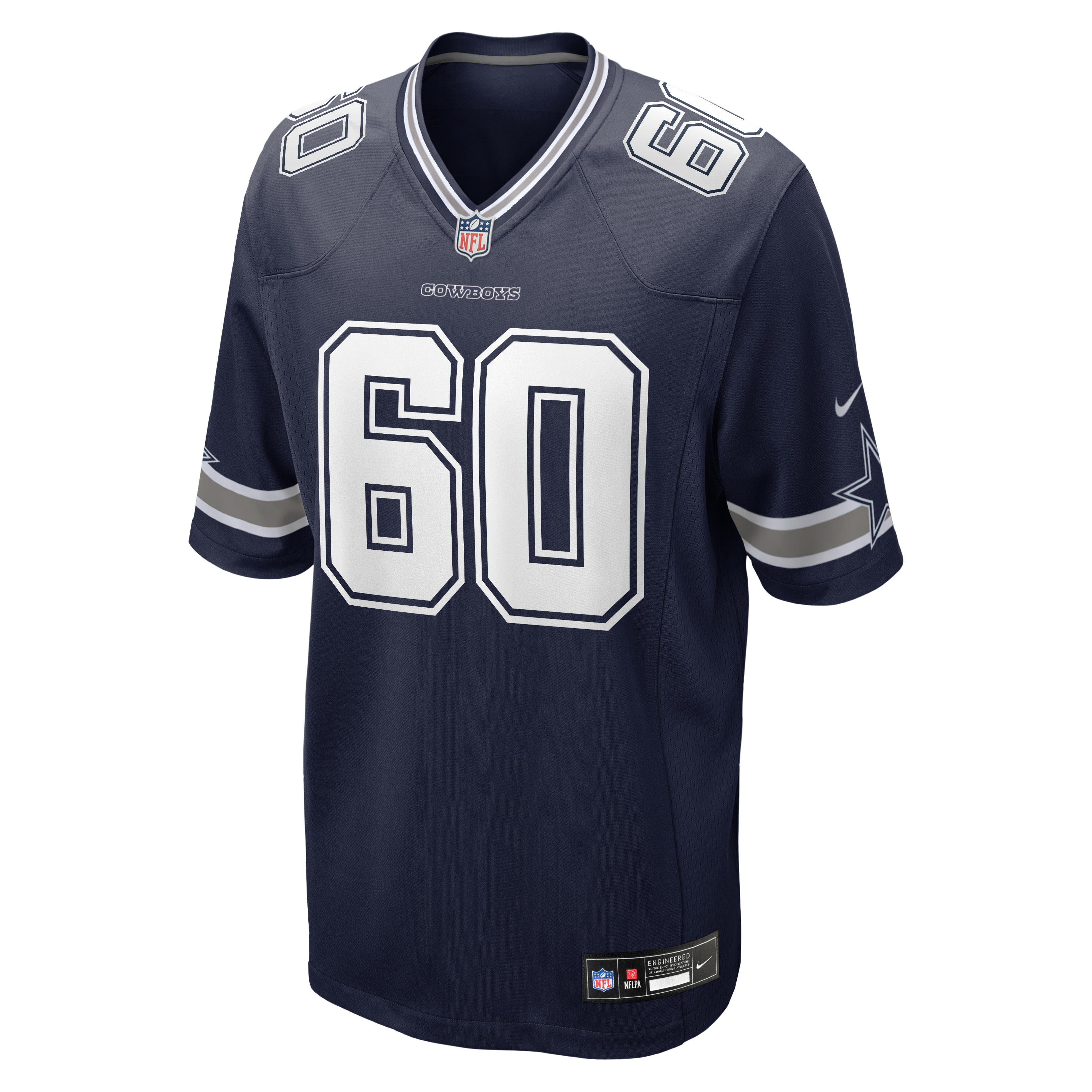 Tyler Guyton Dallas Cowboys Game Jersey Navy NFL Football Fan Wear
