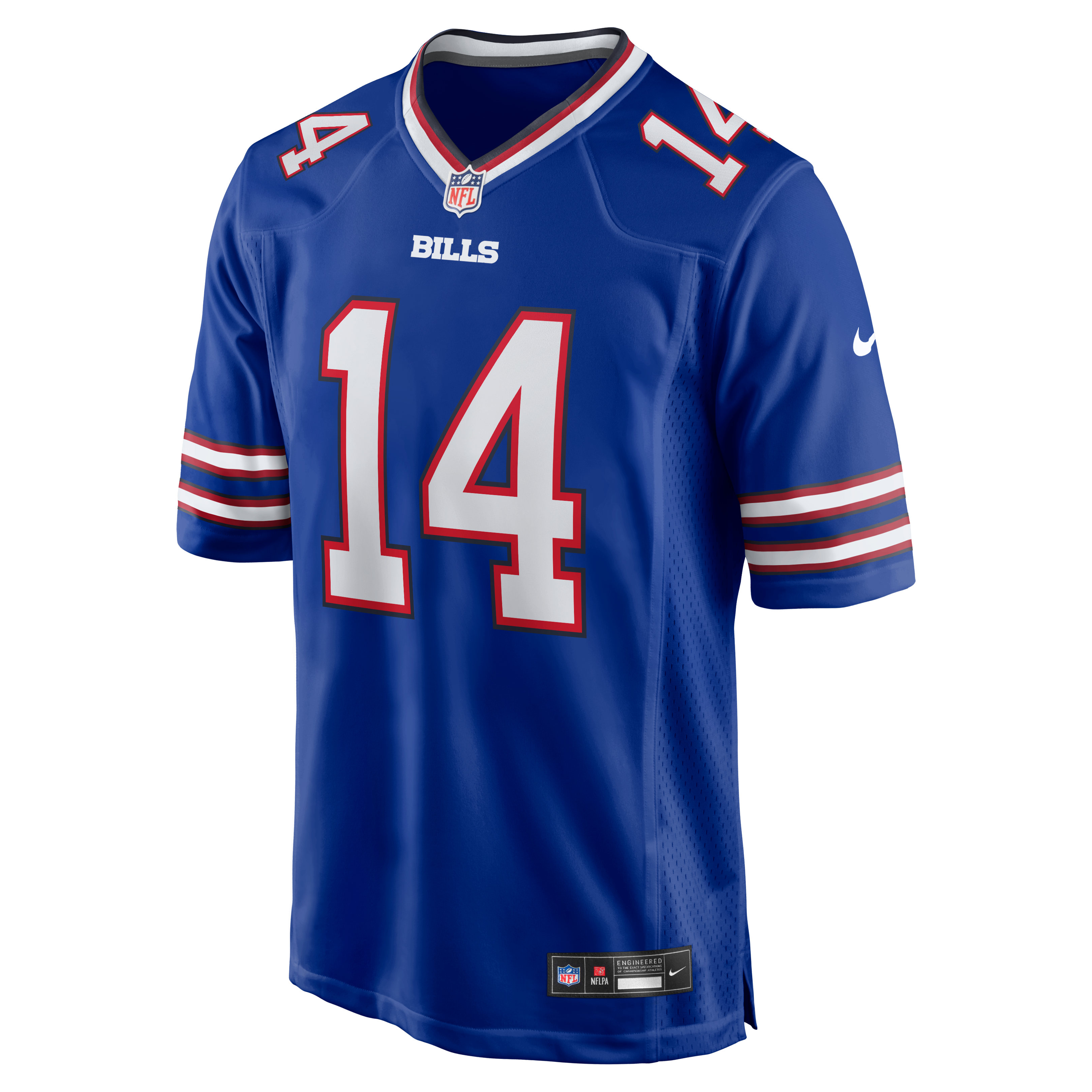 Frank Reich Retired Buffalo Bills Player Jersey Royal NFL Football Fan Wear Frank Reich Retired