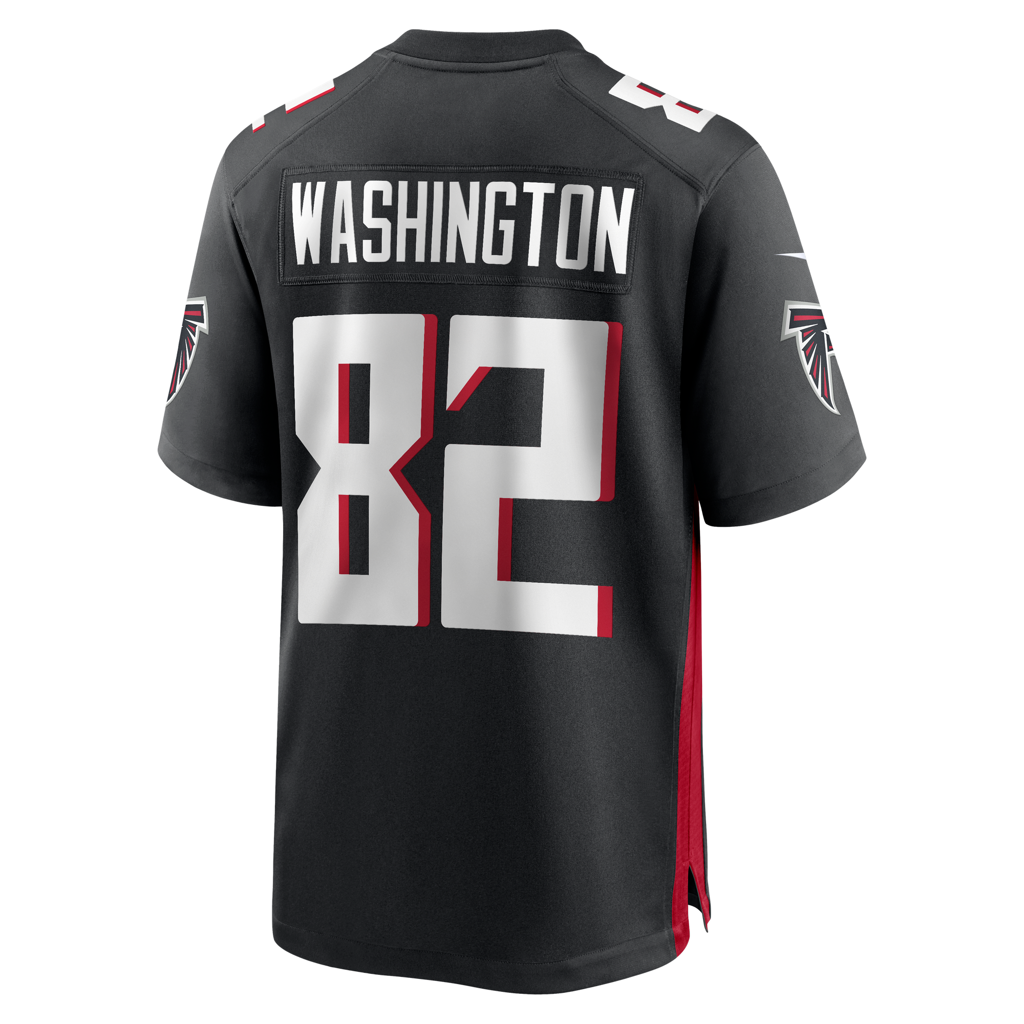Casey Washington Atlanta Falcons Game Jersey Black NFL Football Fan Wear Casey Washington