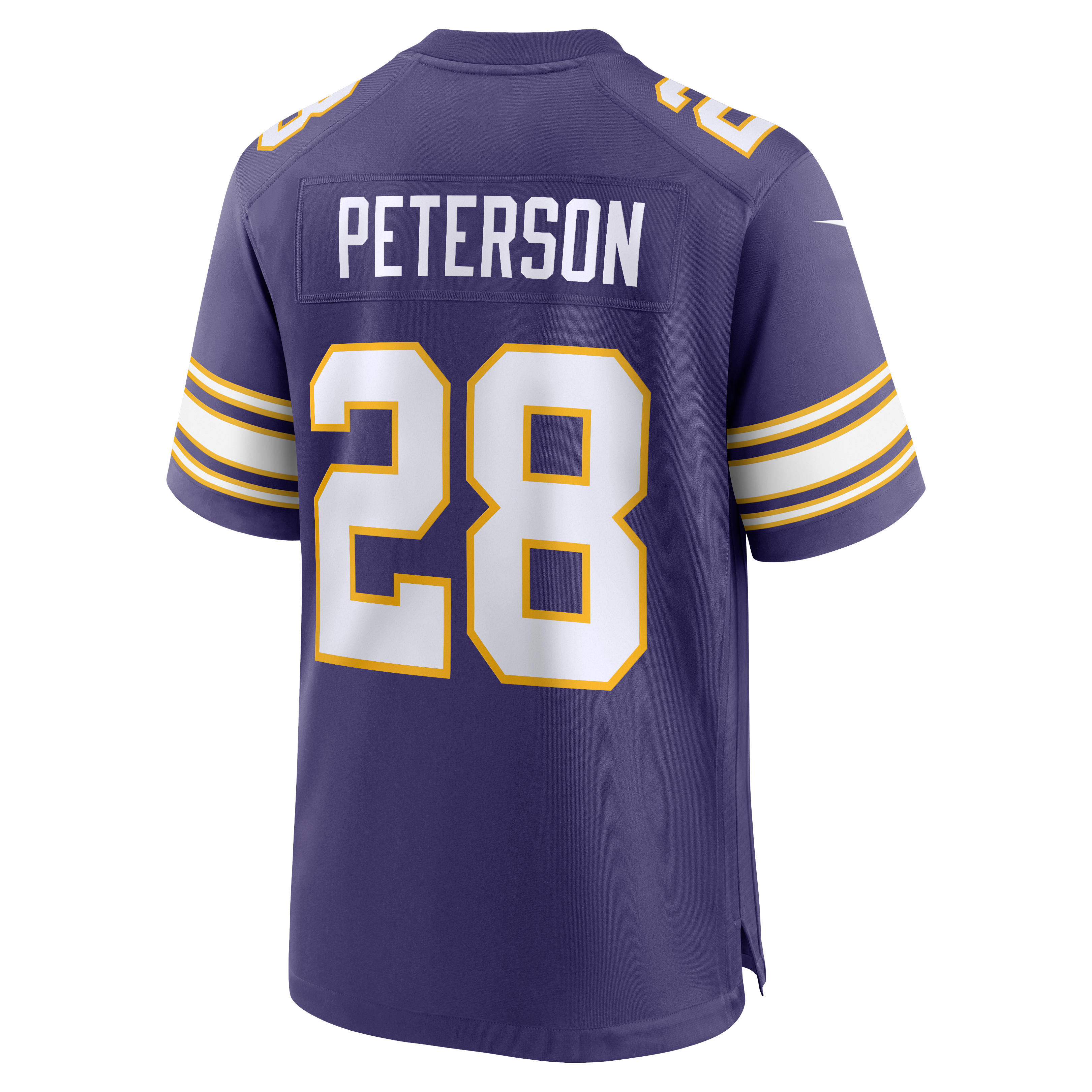 Retired Adrian Peterson Minnesota Vikings Alternate Jersey Purple NFL Football Fan Wear