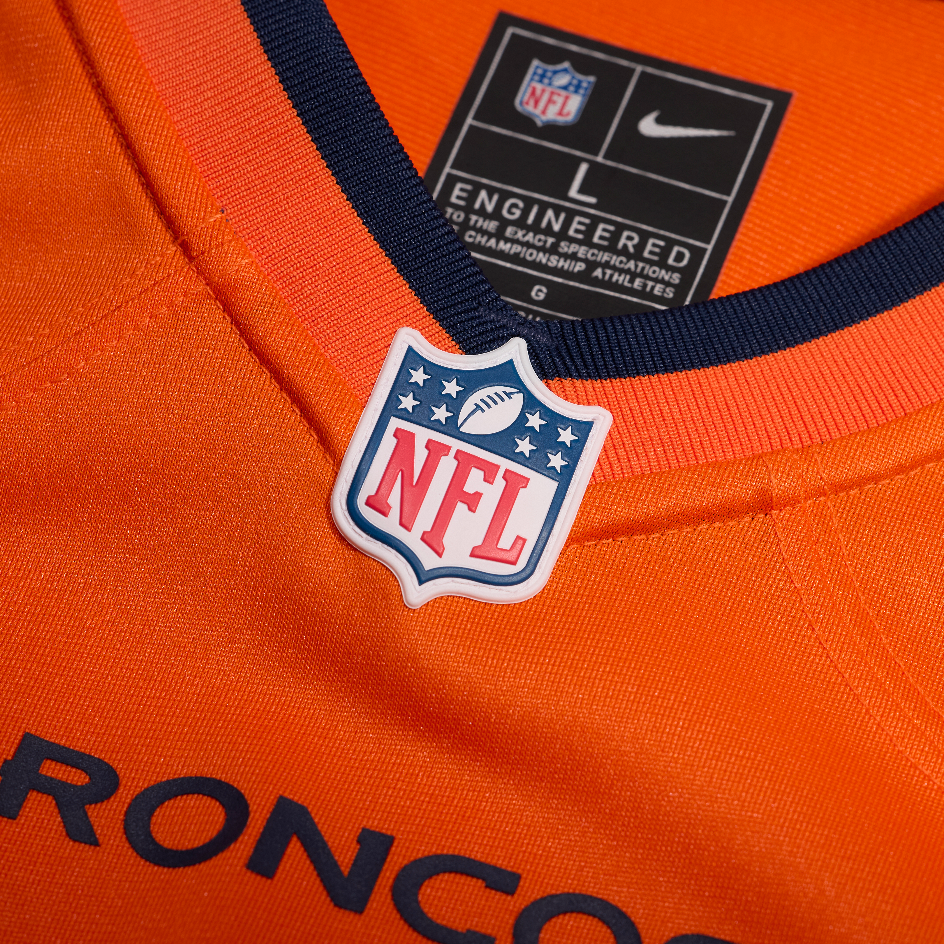 Marques Cox Denver Broncos Game Jersey Orange NFL Football Fan Wear