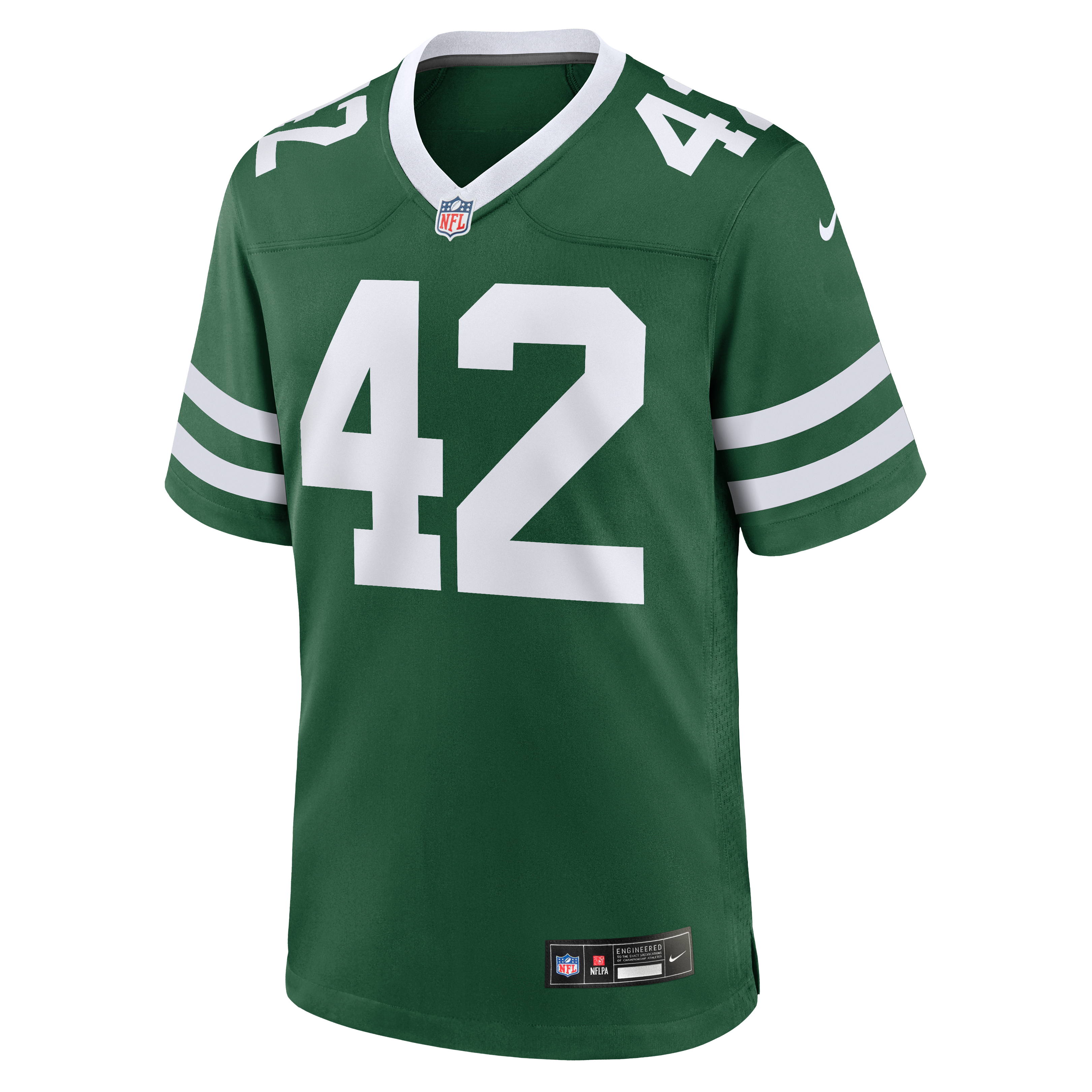 Thomas Hennessy New York Jets Game Jersey Green NFL Football Fan Wear