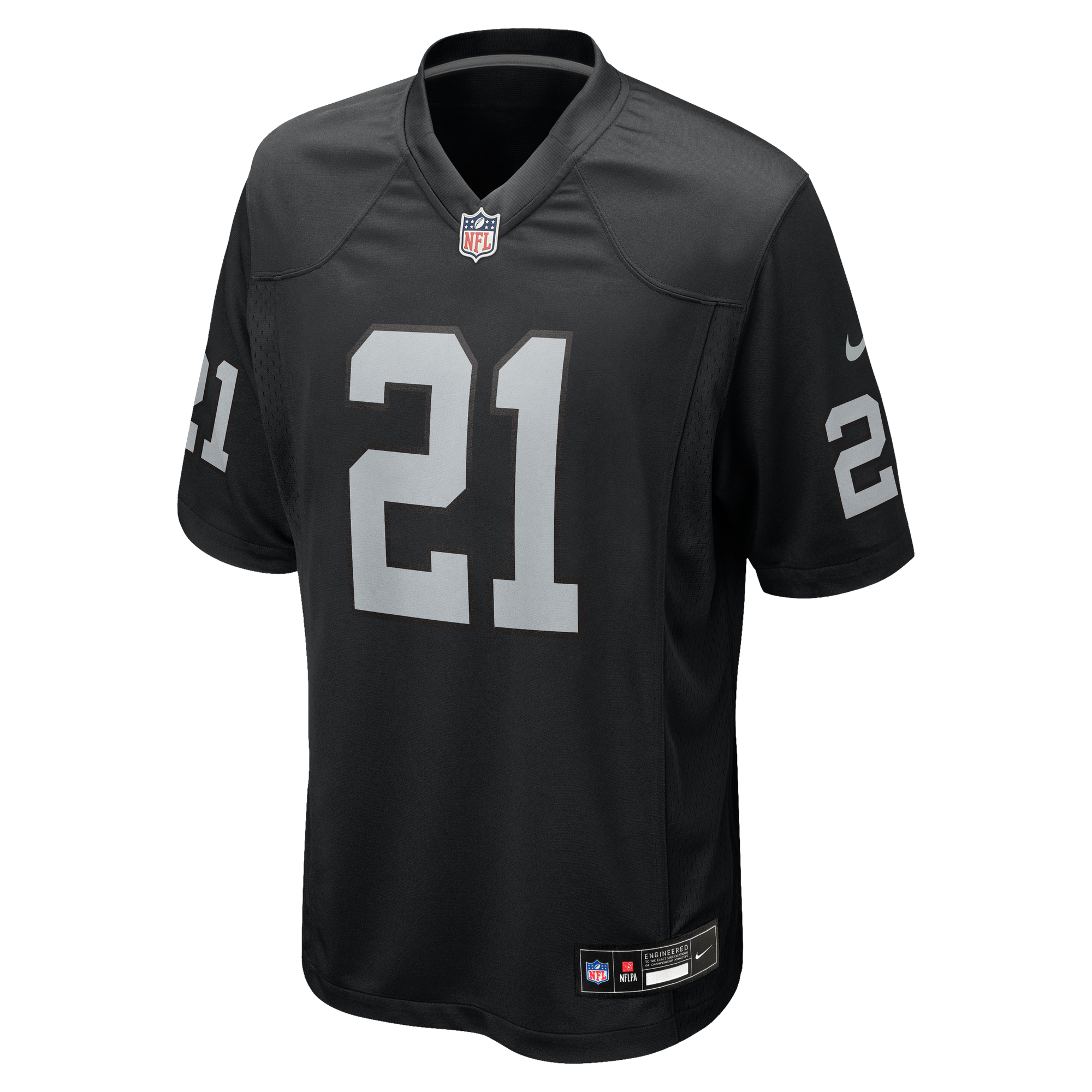 Cliff Branch Retired Las Vegas Raiders Game Jersey Black NFL Football Fan Wear