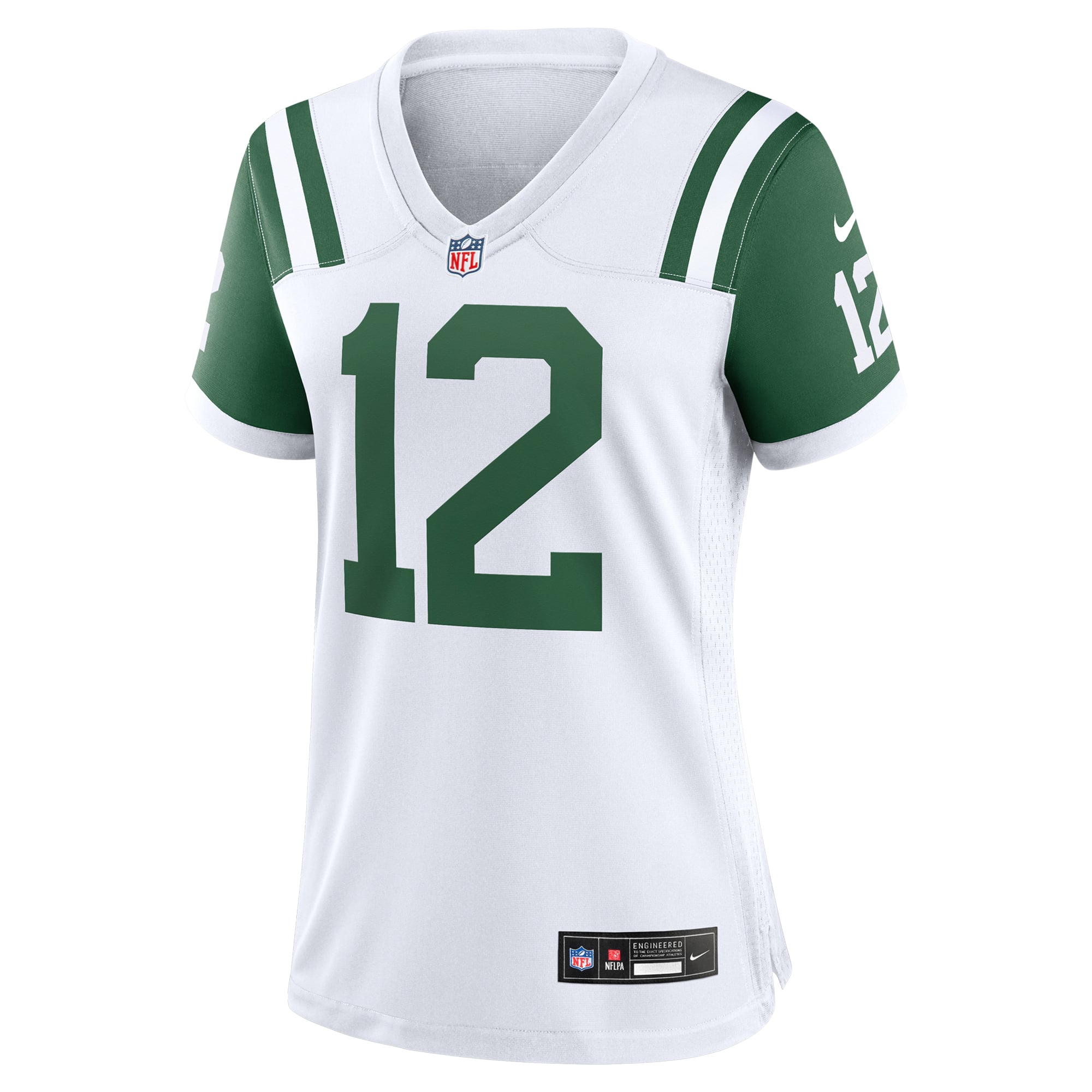 Joe Namath Retired New York Jets Game Jersey White NFL Football Fan Wear