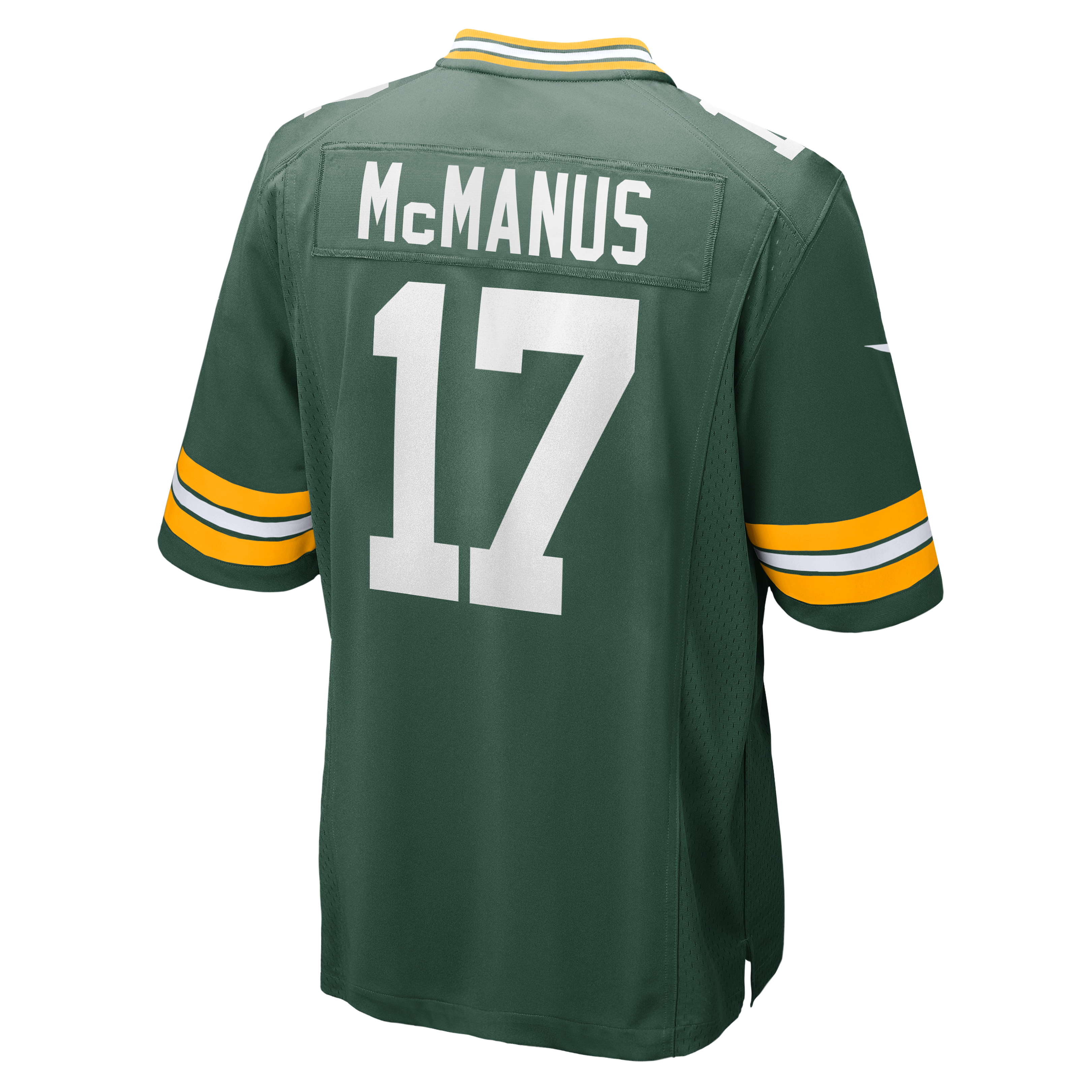Brandon McManus Green Bay Packers Game Jersey Green NFL Football Fan Wear Brandon McManus