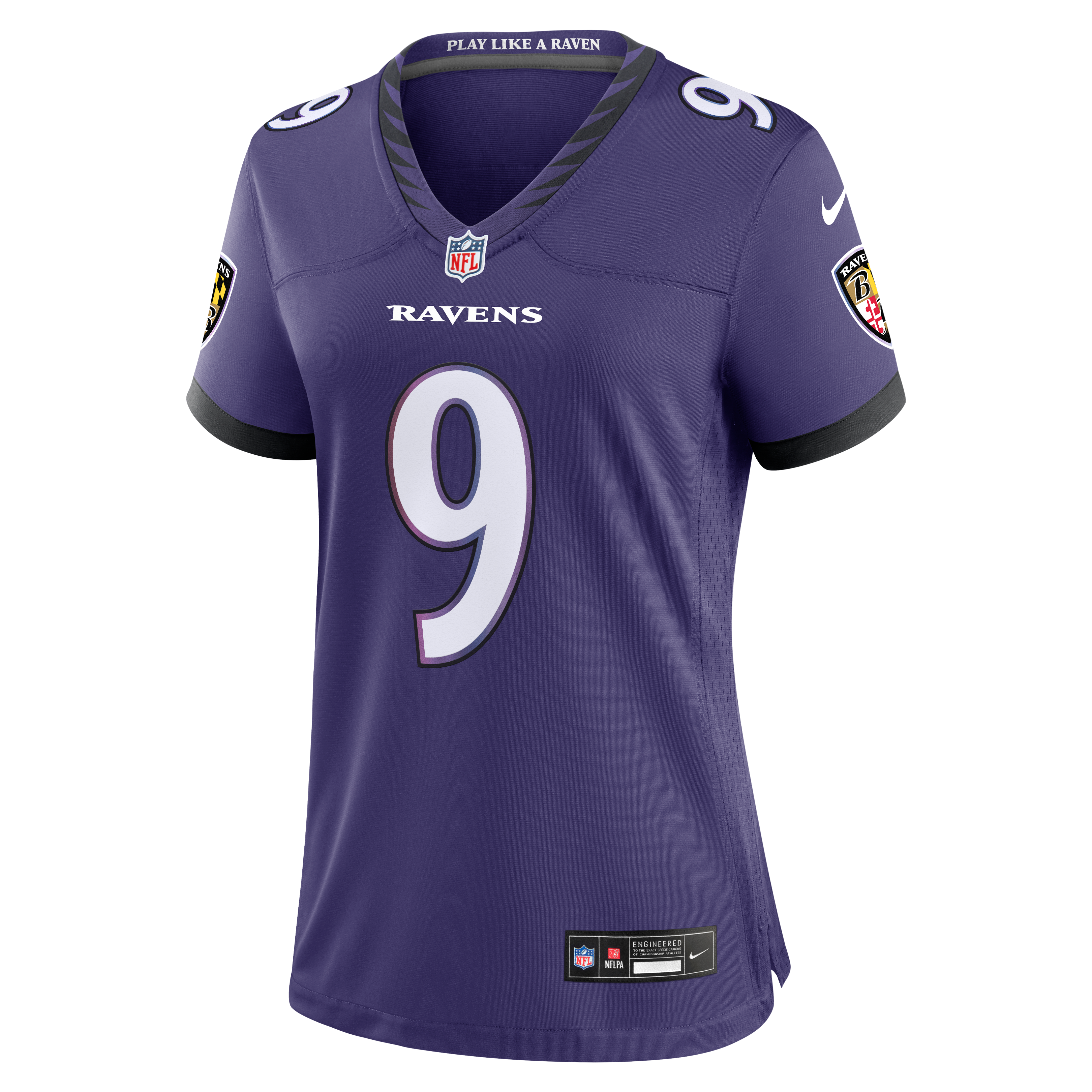 Zion Young Baltimore Ravens Game Jersey Purple NFL Football Fan Wear Zion Young