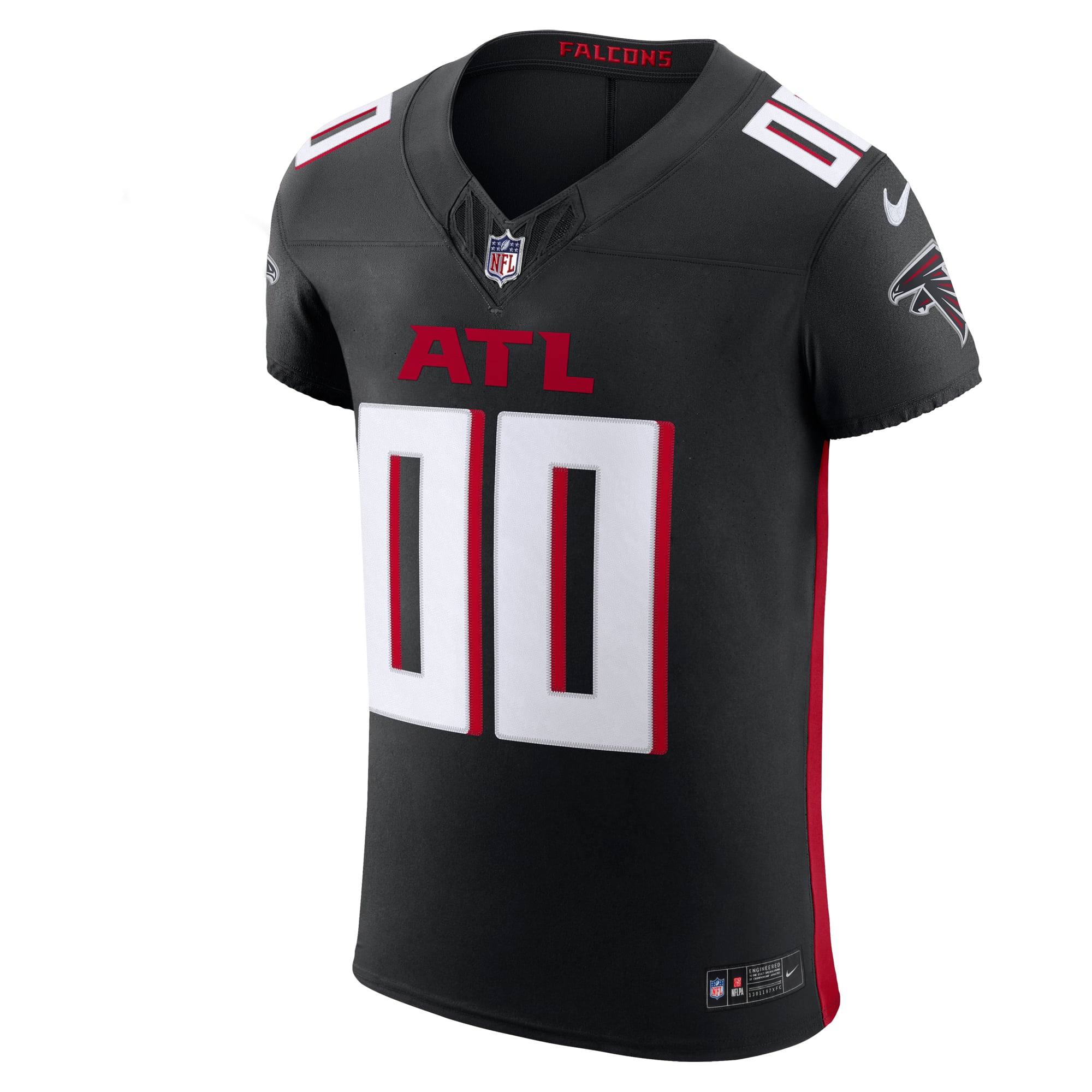 Atlanta Falcons Custom Jersey Black NFL Football Fan Wear Custom Number